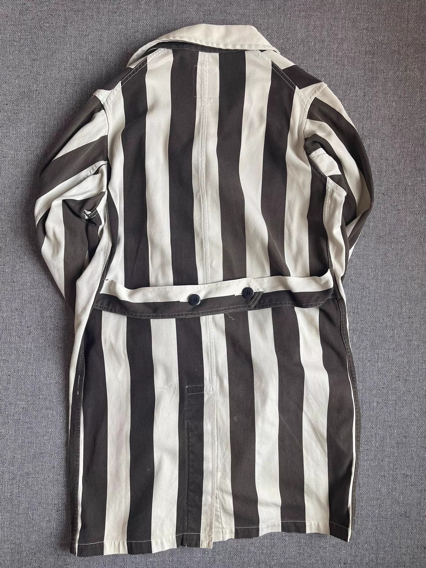 Visvim VISVIM19ssCecileServiceCoatBlackw/BrownStripe3 Size US L / EU 52-54 / 3 - 2 Thumbnail