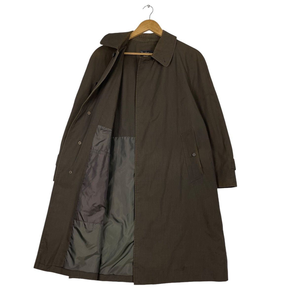 Burberry Prorsum × Vintage 💥80s BURBERRYS BROWN PARKA LONG JACKET Size US M / EU 48-50 / 2 - 10 Thumbnail