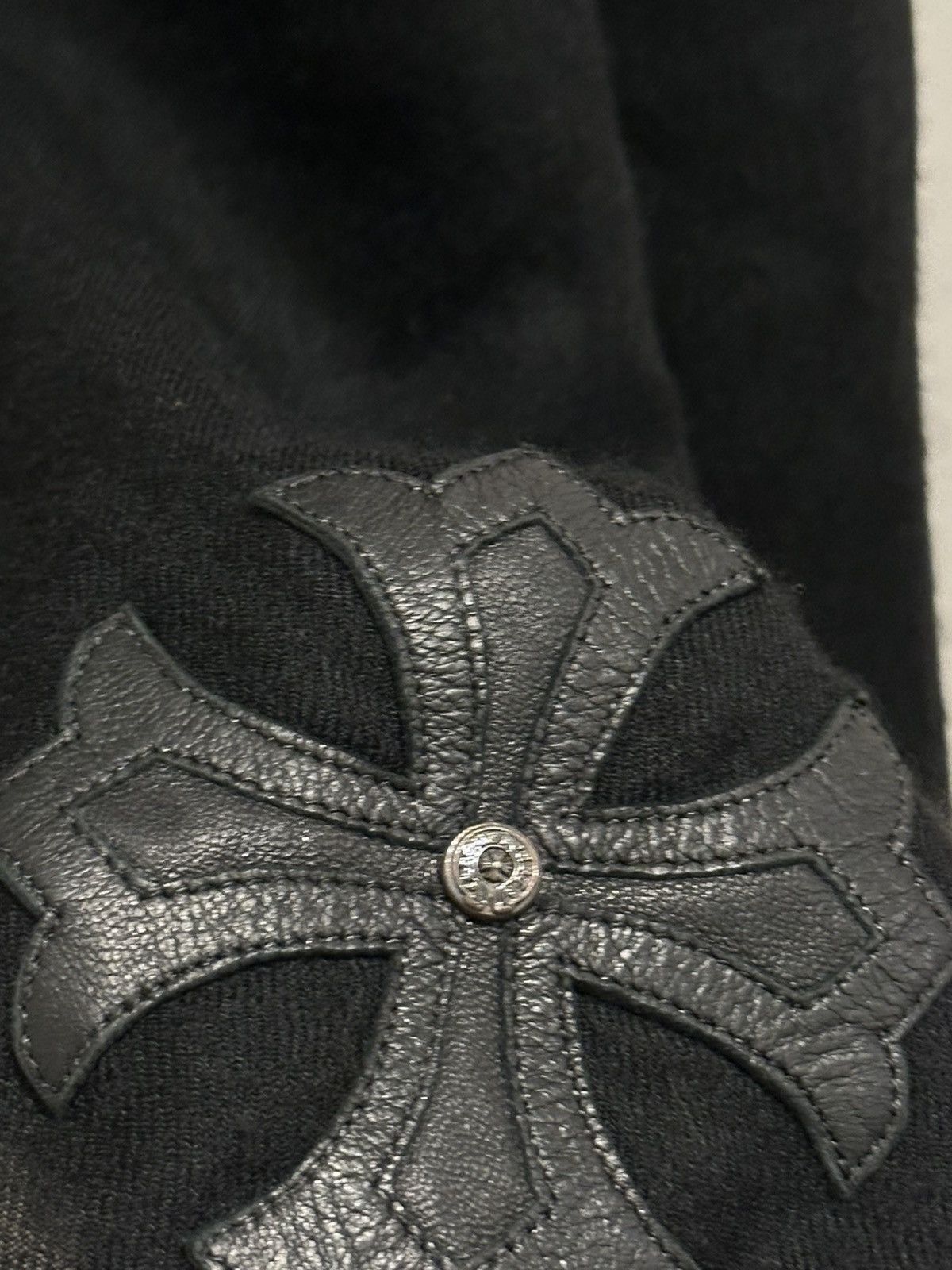 Chrome Hearts CH Plus Cross Patch Cashmere Scarf Size ONE SIZE - 3 Thumbnail