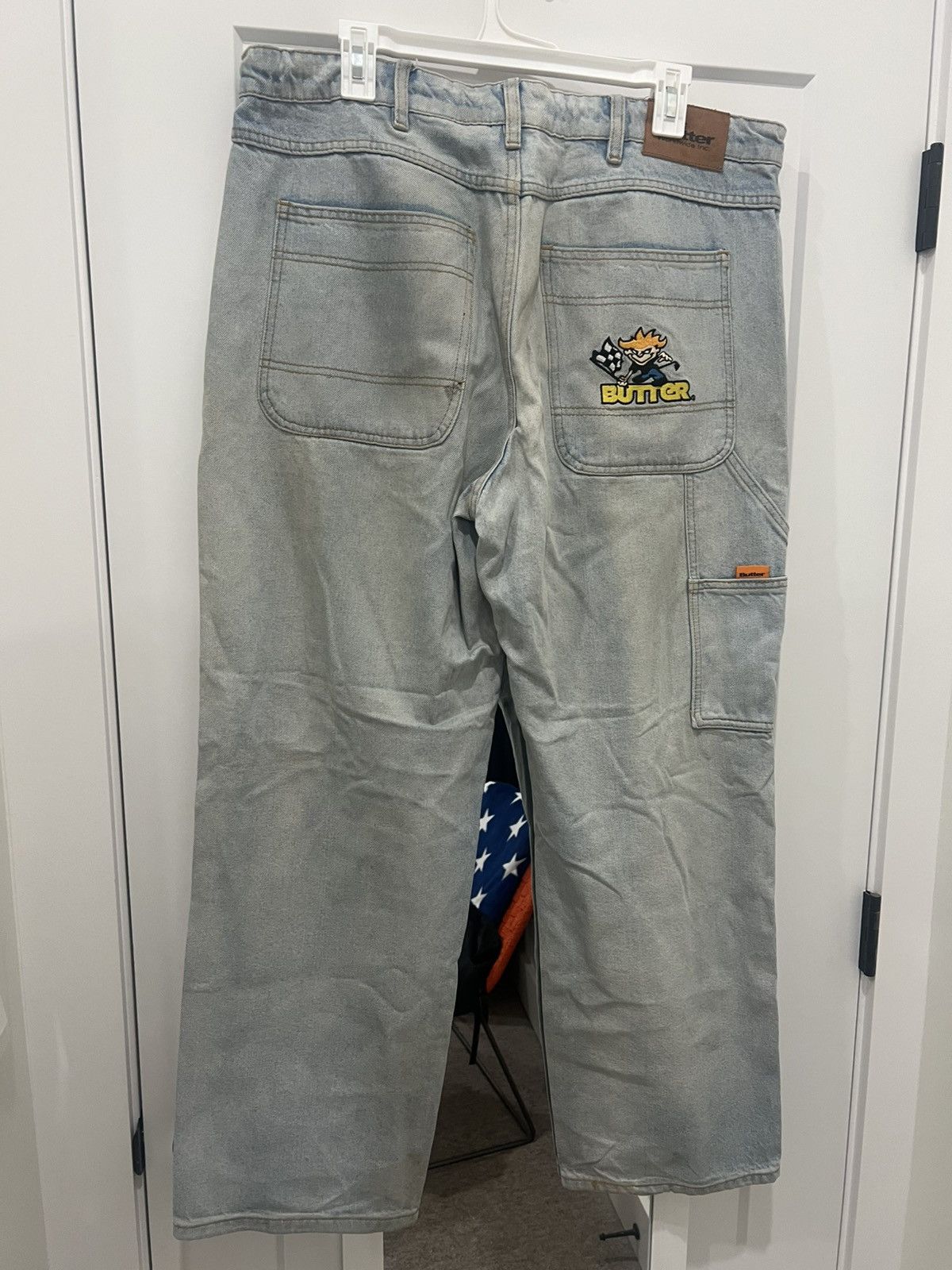 Butter Goods Butter relaxed fit light blue denim jeans Size US 36 / EU 52 - 2 Thumbnail