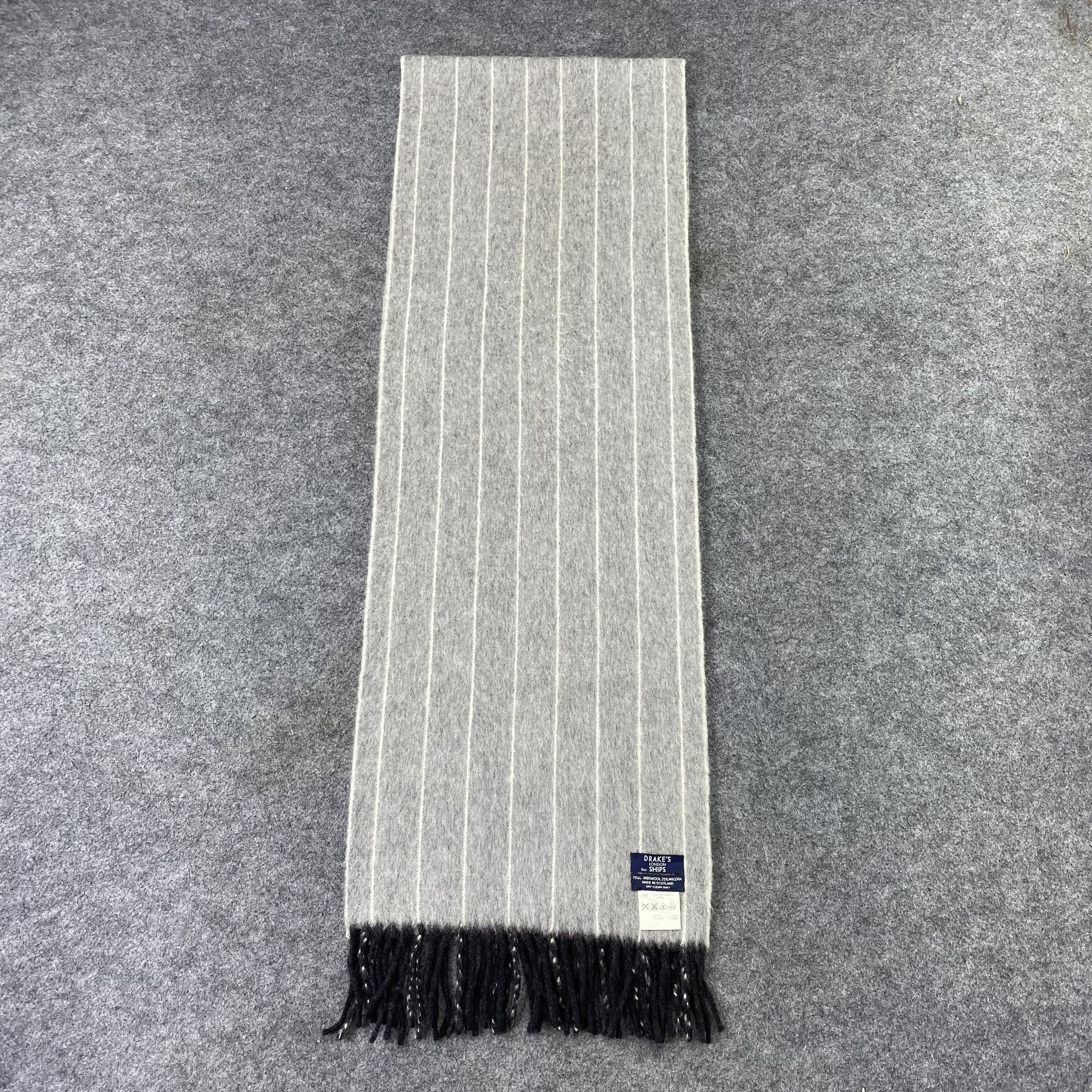 Drake's Drakes London For Ships Muffler/ Scar / Neckwear - T1390 Size ONE SIZE - 2 Thumbnail