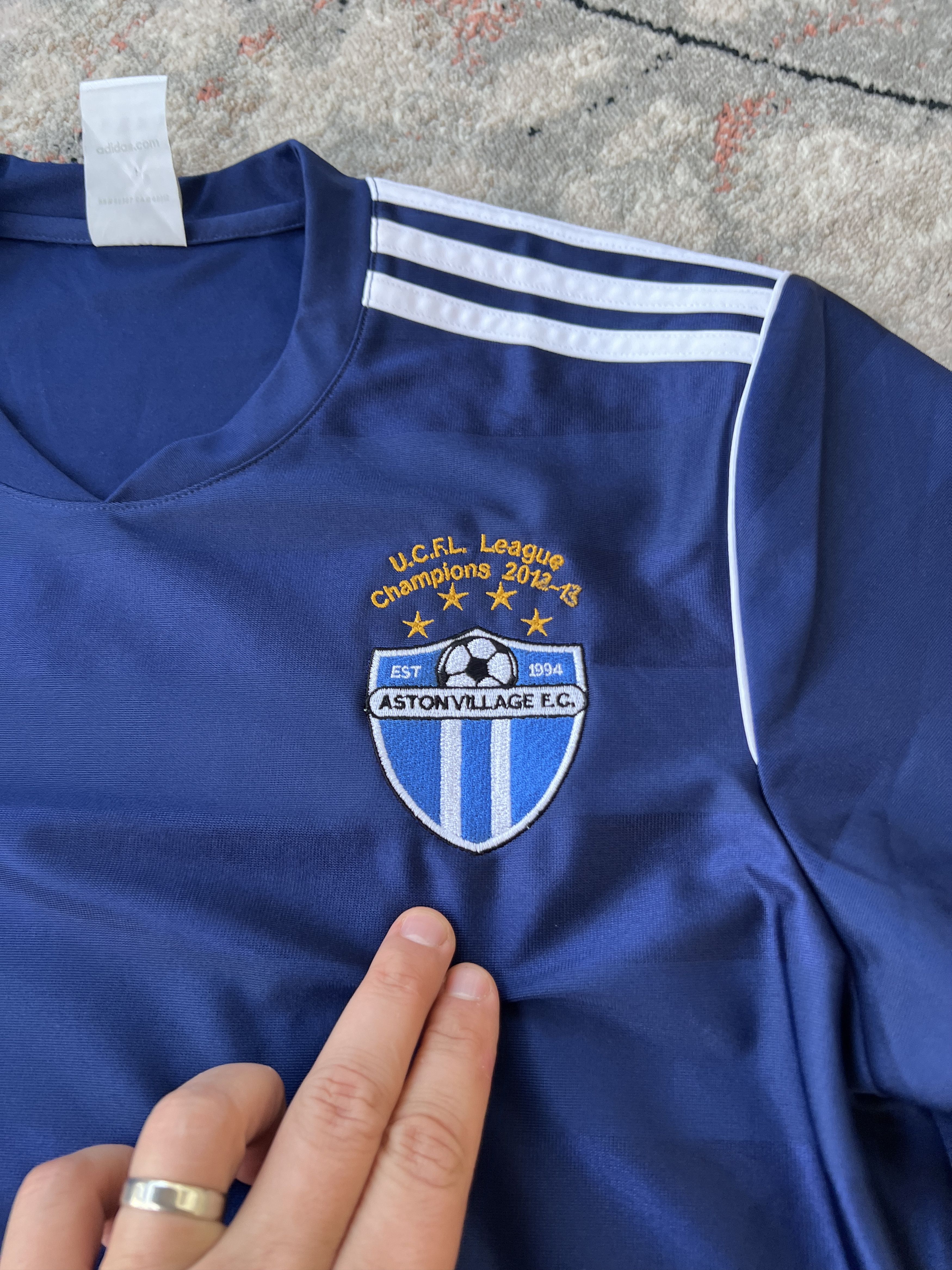 Adidas Adidas U.C.F.L. League Champions Aston Village jersey Size US M / EU 48-50 / 2 - 2 Thumbnail