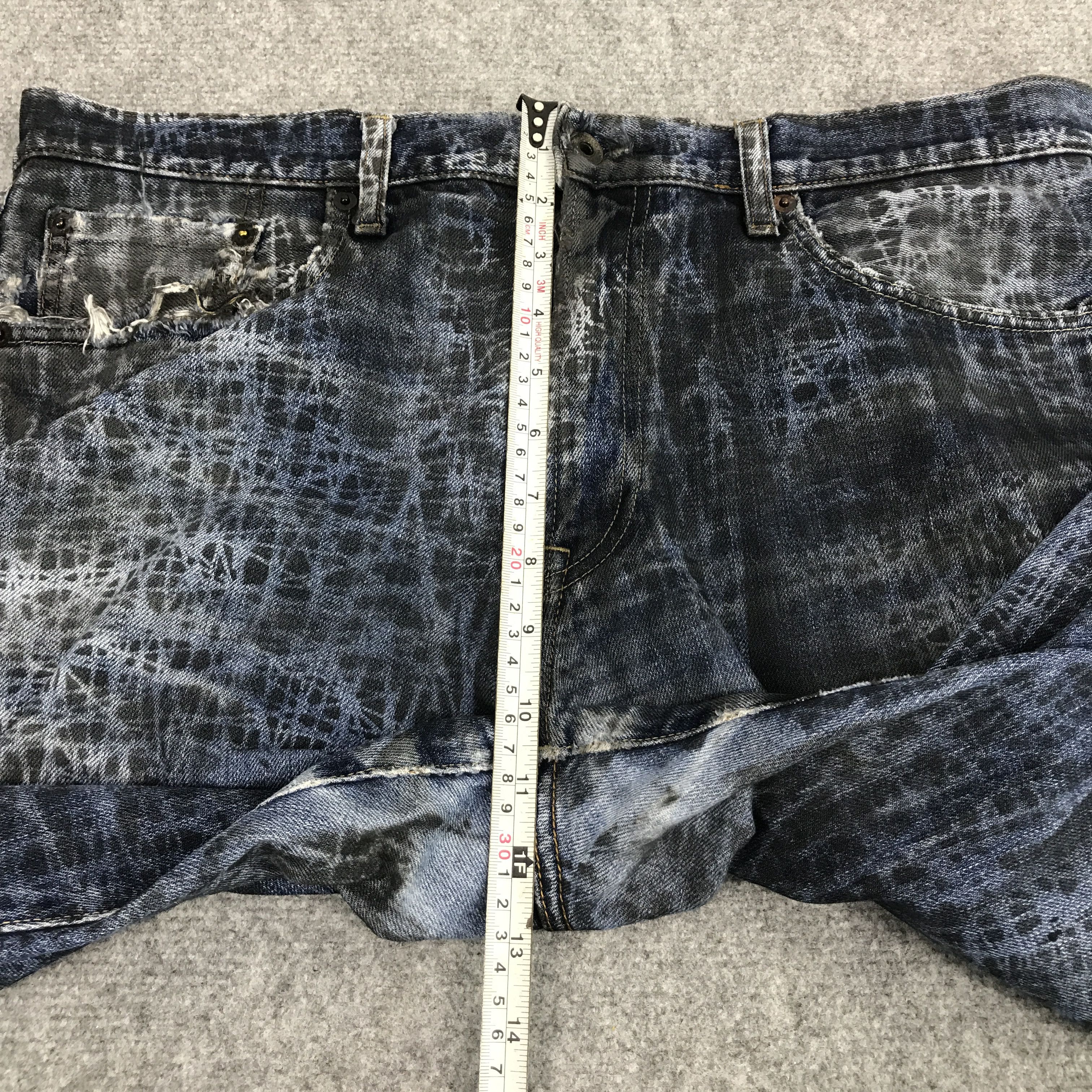 Japanese Brand × Jun Takahashi × Uniqlo JAPAN PUNK STYLE UNIQLO JEANS DENIM PANTS Size US 35 - 9 Thumbnail