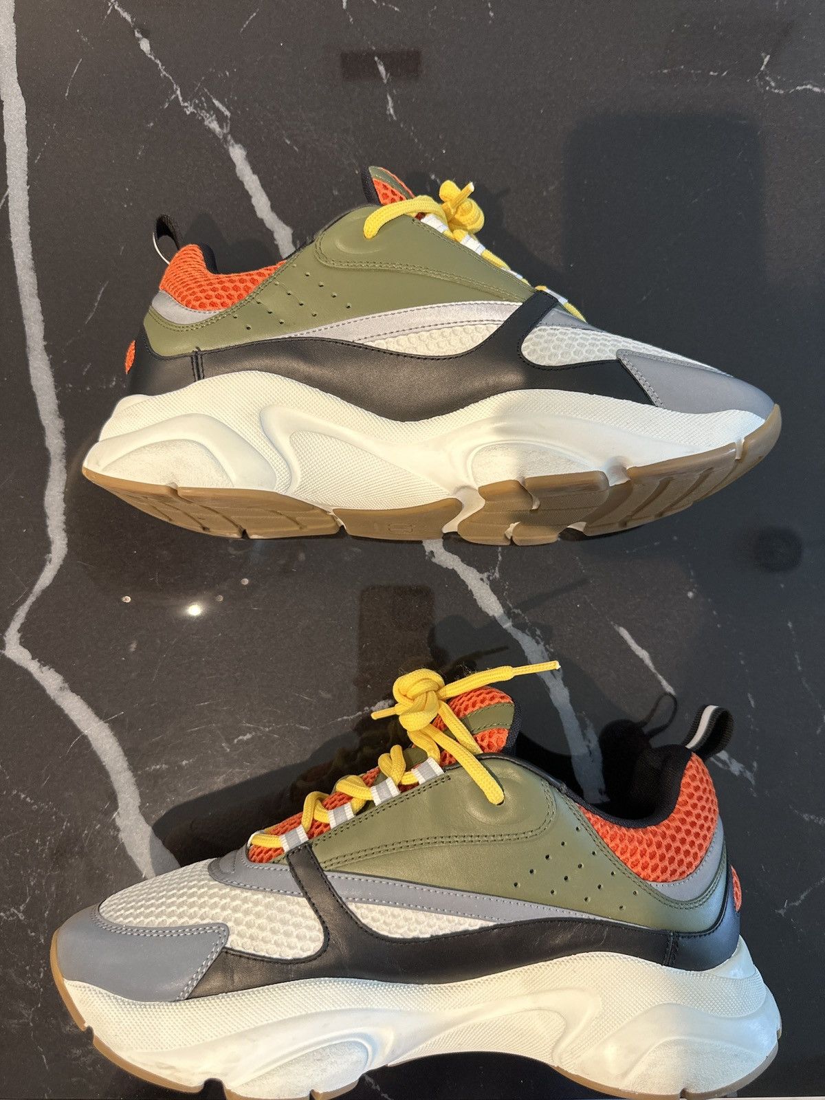 Dior Dior B22 Orange/Green Peter Doig Size US 10 / EU 43 - 3 Thumbnail