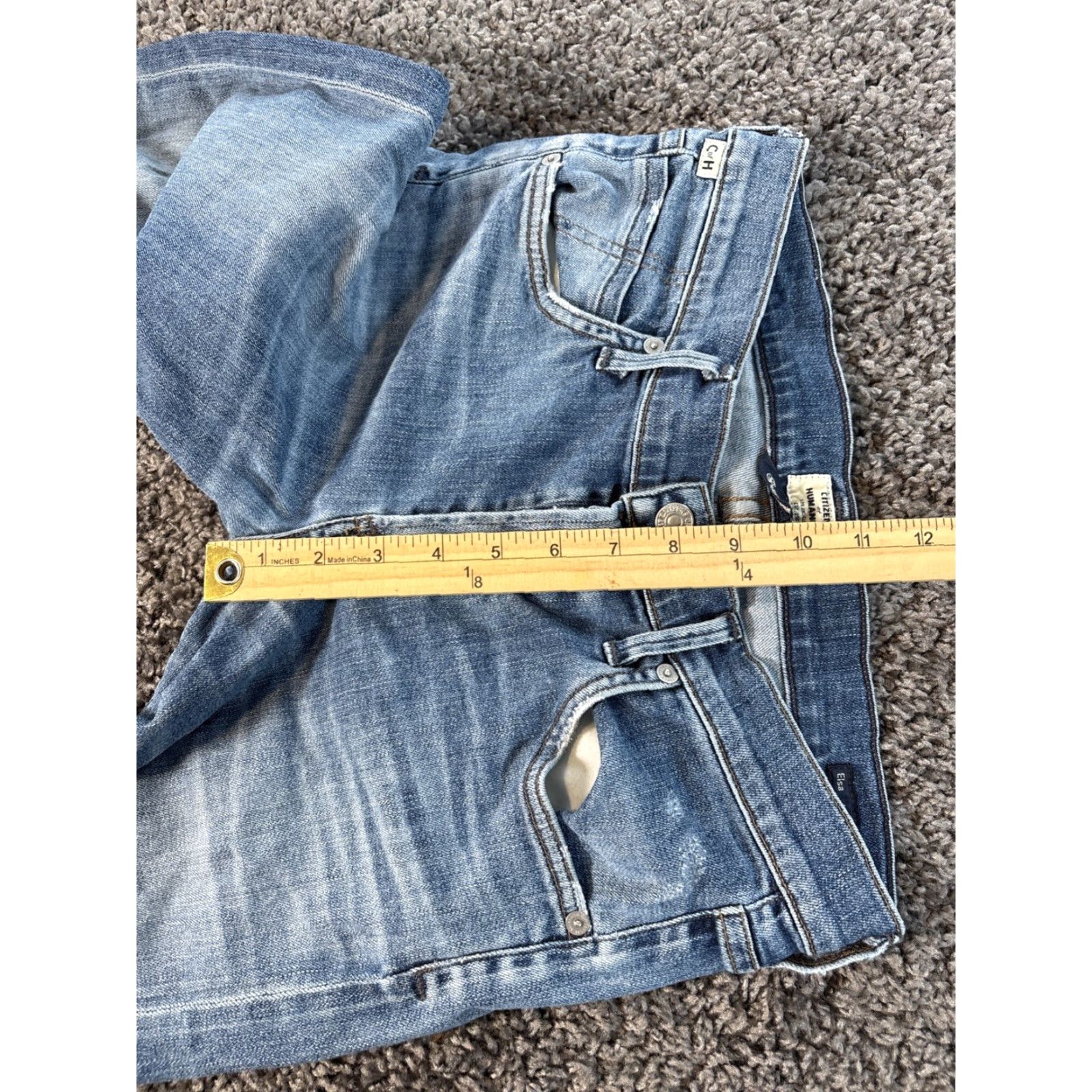 Citizens Of Humanity VINTAGE Citizens Of Humanity Elsa Jeans Women 27x24 Mid Rise Slim Crop Denim Blue Cotton Blend 5-Pocket Inseam 24 Size 27" / US 4 / IT 40 - 5 Thumbnail