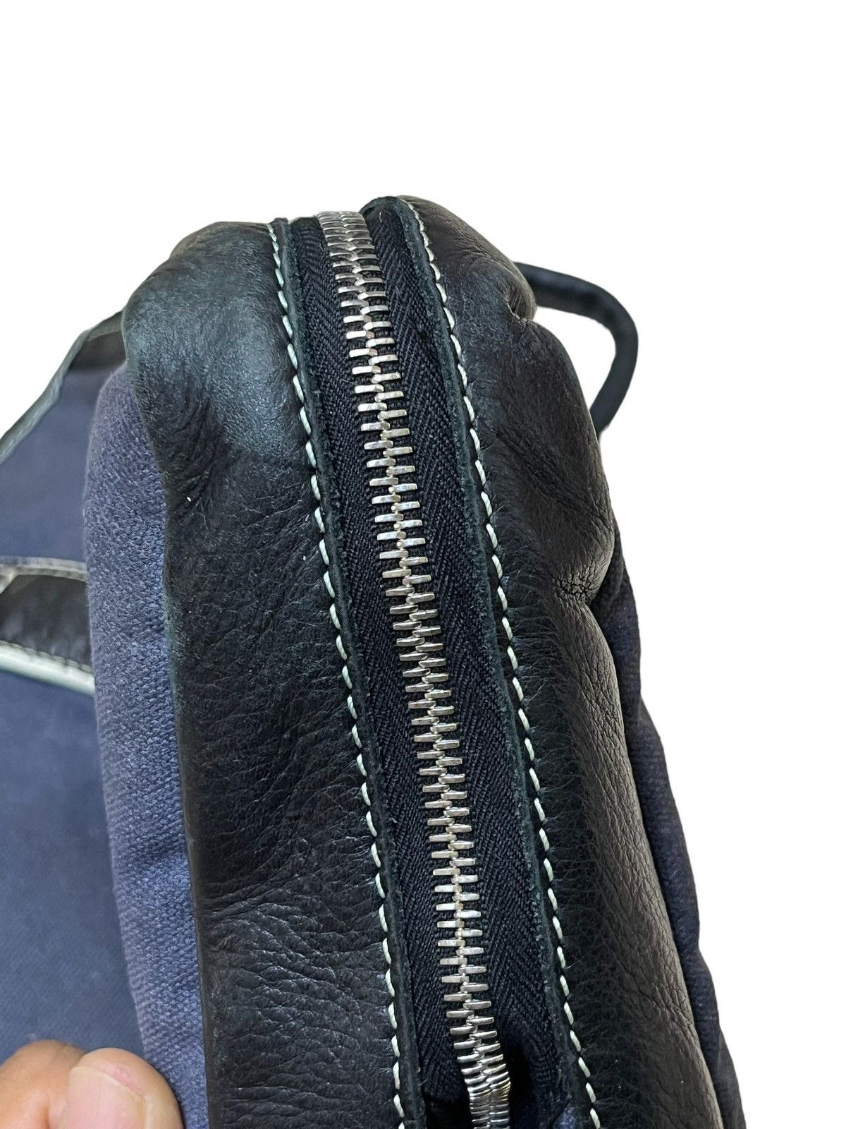 Takahiromiyashita The Soloist. NUMBER (N)INE BLACK CANVAS/LEATHER TOTE BAG Size ONE SIZE - 7 Thumbnail
