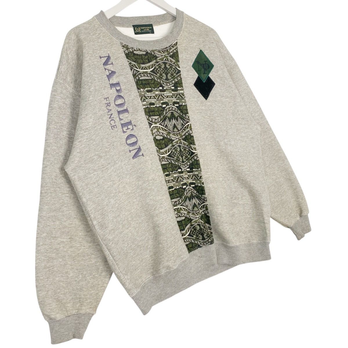 Other Vintage Napoleon France Sweatshirt Crewneck Grey Big Logo Size US L / EU 52-54 / 3 - 3 Thumbnail