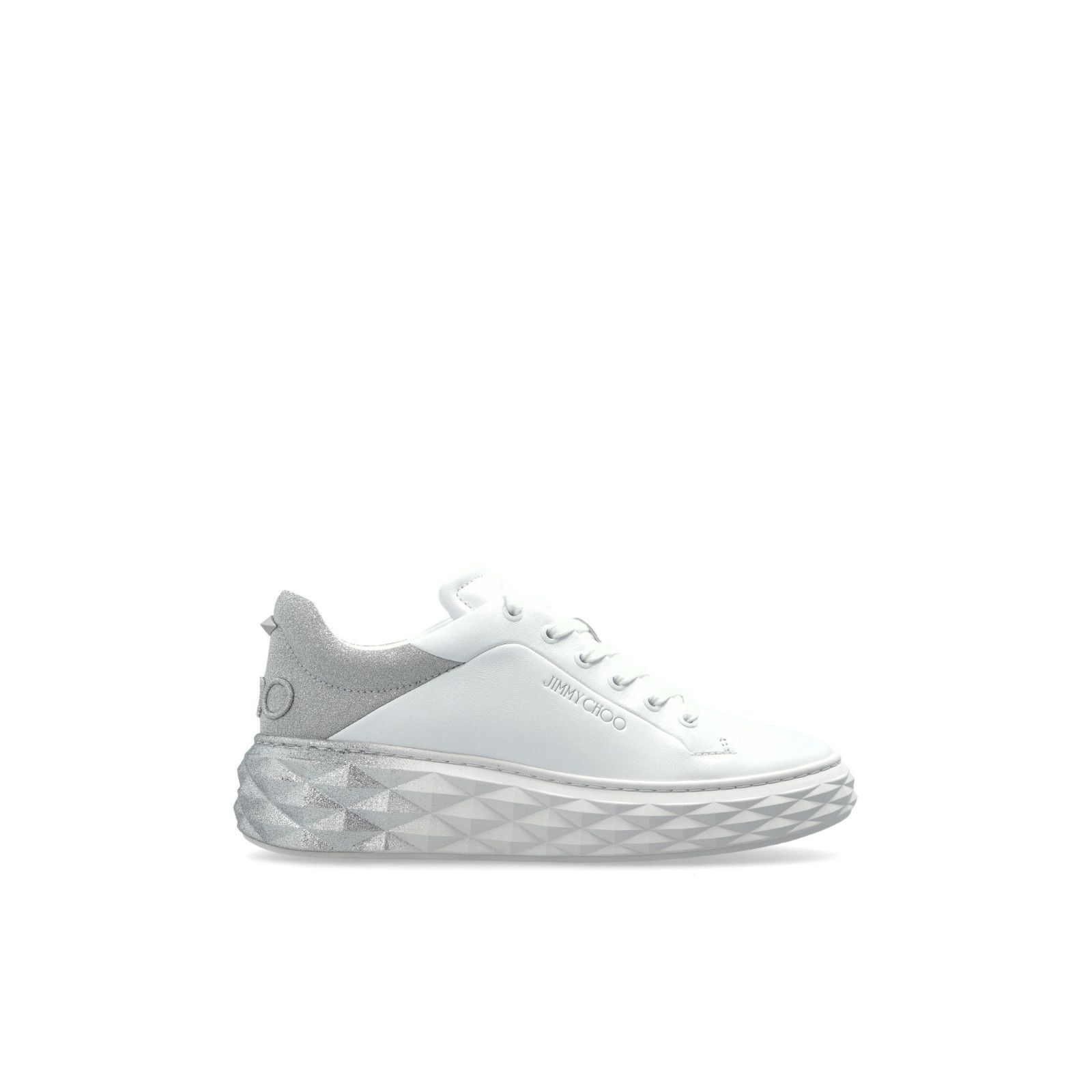 JIMMY CHOO 'Diamond' White Sports Shoes New & Authentic (Wom
