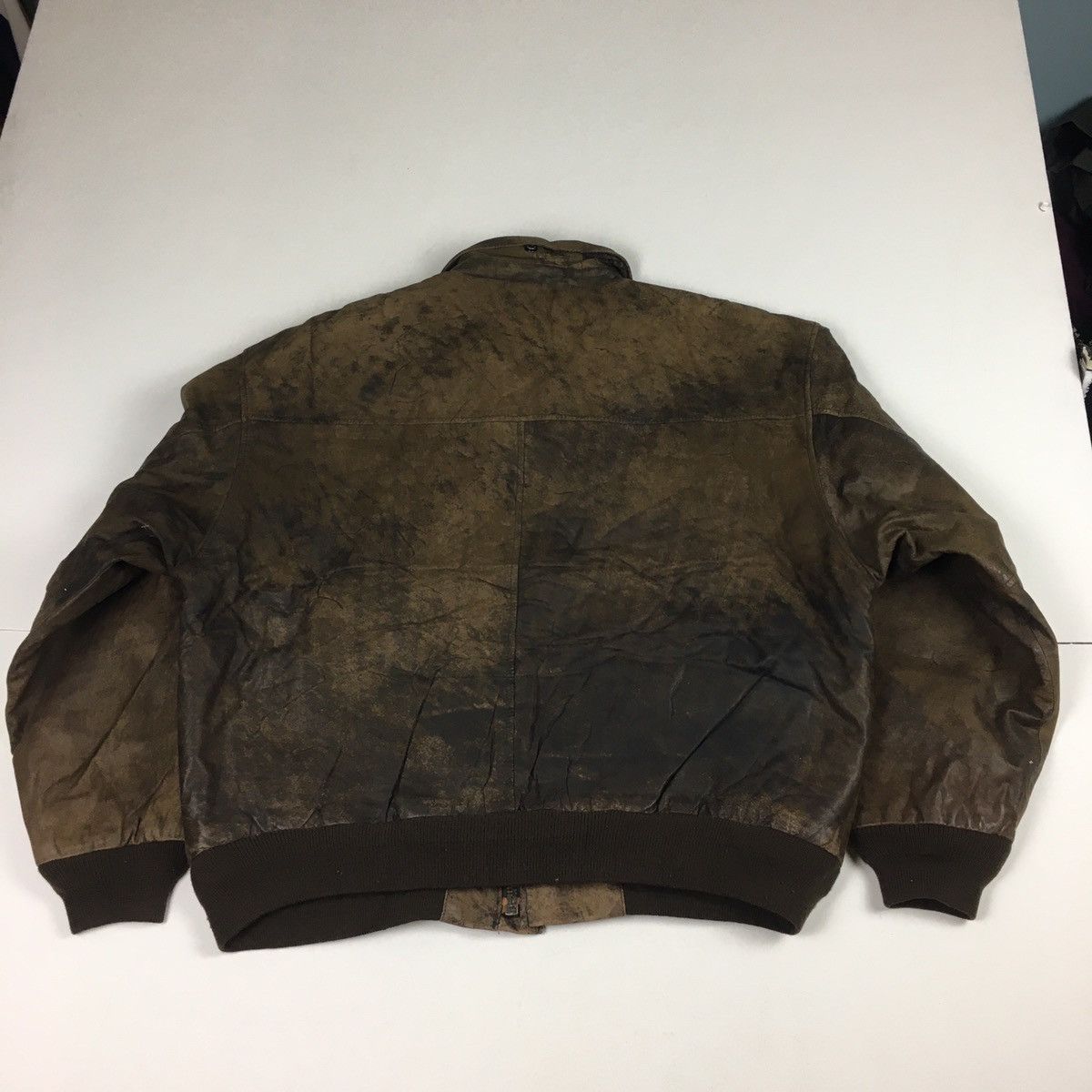 Genuine Leather Vintage Tobruk Distressed Leather Bomber Jacket Size US L / EU 52-54 / 3 - 7 Thumbnail