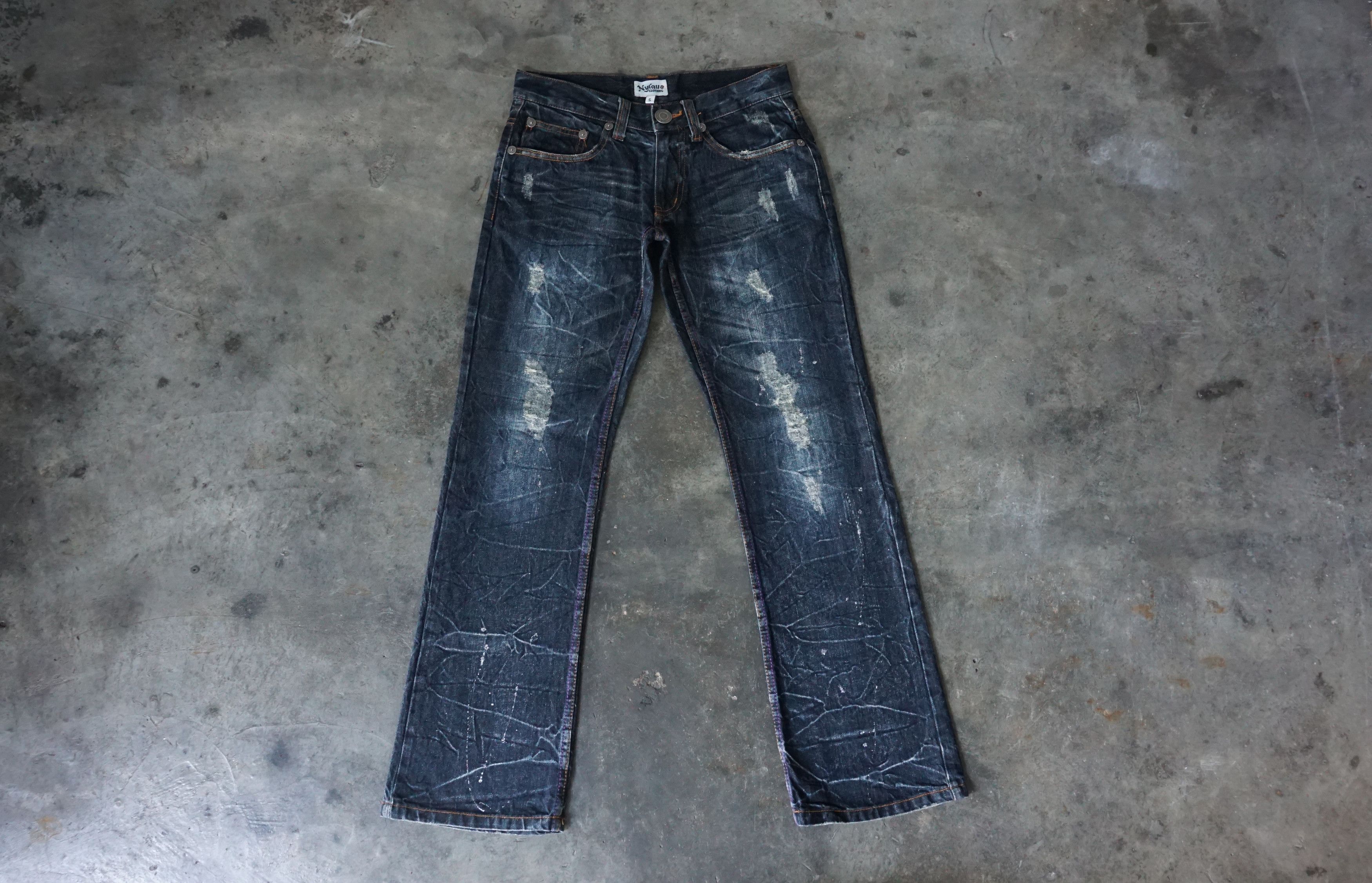 Japanese Brand NYLOUS CLOTHING JEANS W28 Size US 28 / EU 44 - 1 Thumbnail