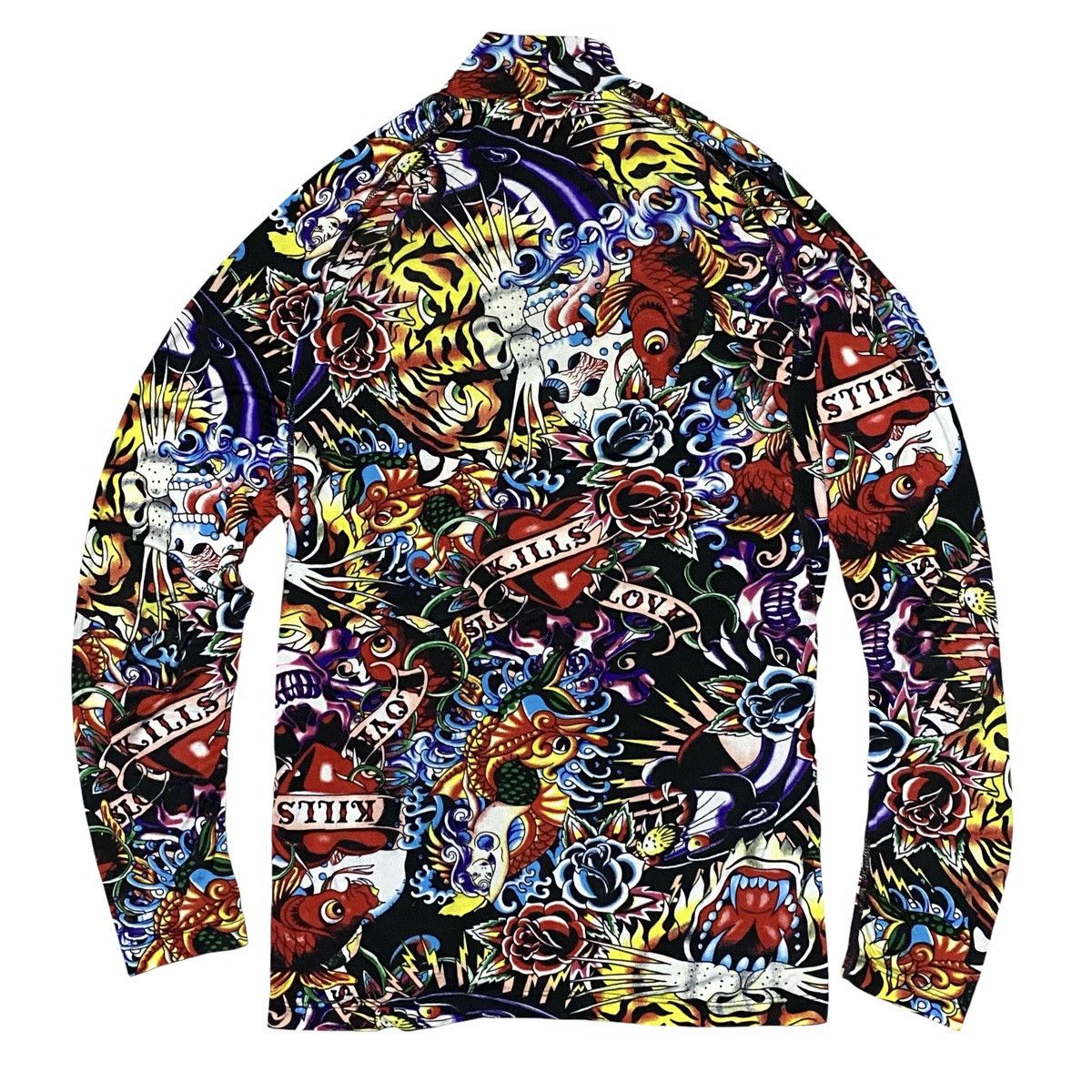 Beauty Beast × Jean Paul Gaultier × Vintage 🔥RARE🔥 Uknown art tatto mesh shirt Size US S / EU 44-46 / 1 - 1 Thumbnail