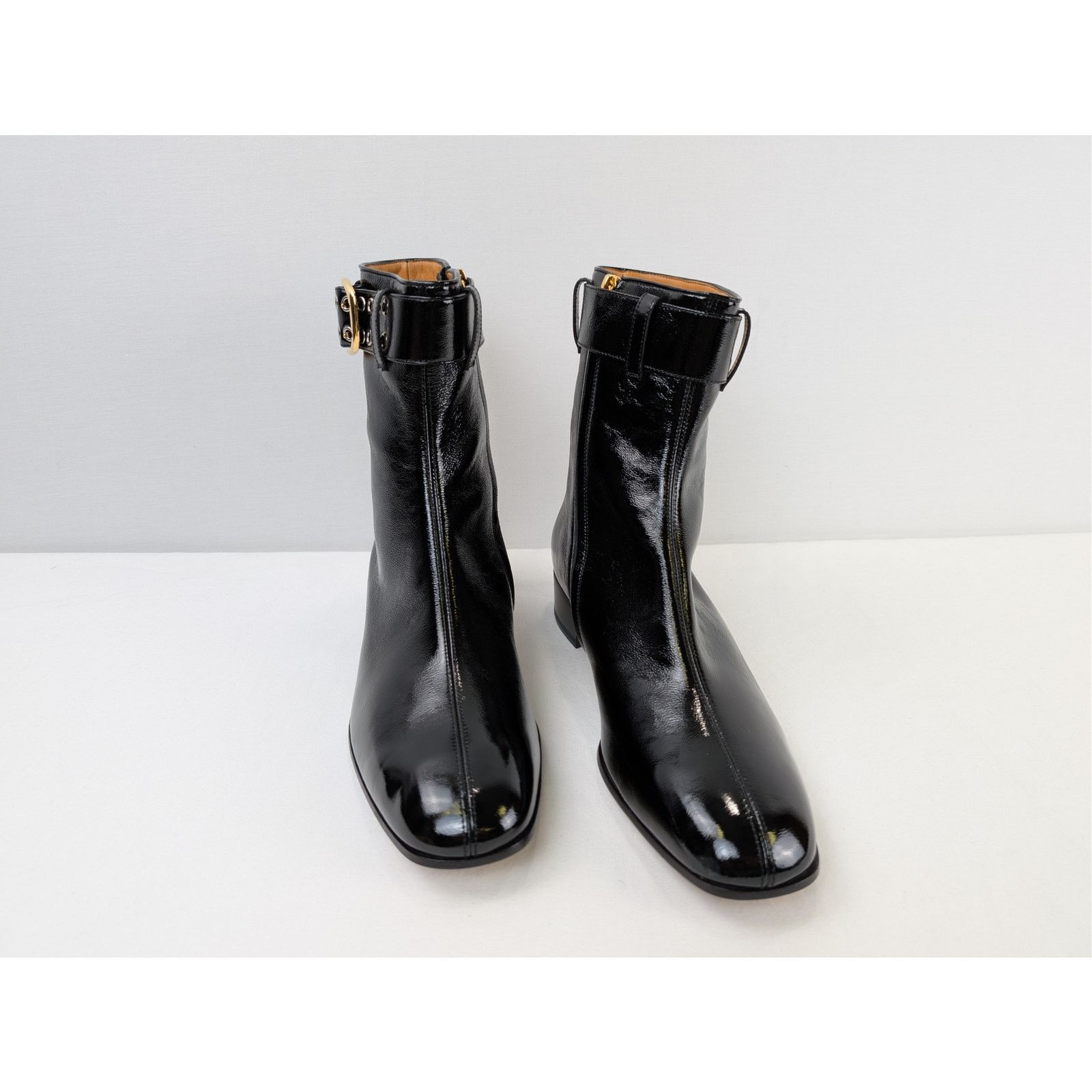 Gucci o1rshd1 Vernice Naplack Boots in Nero Size US 12.5 / EU 45-46 - 7 Thumbnail