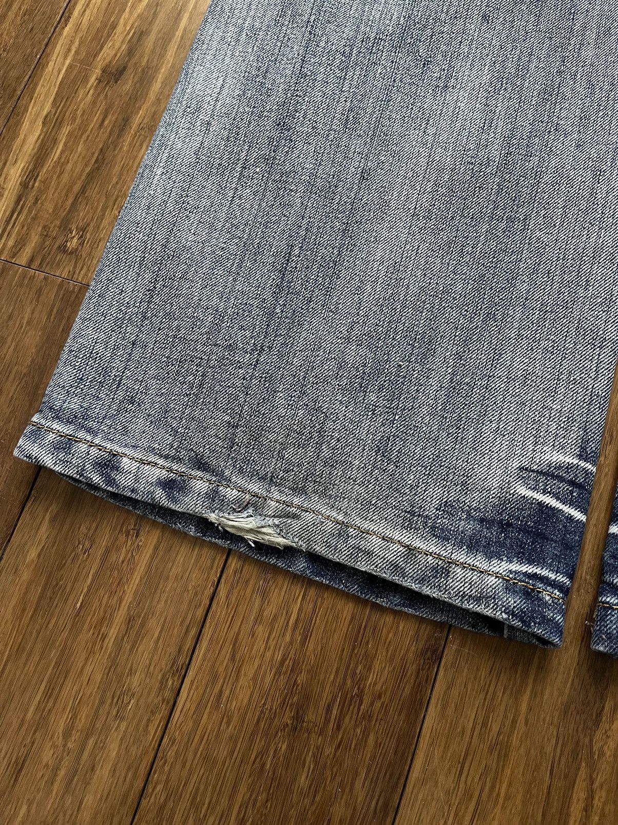 Japanese Brand VINTAGE WIDE LEG JEANS Y2K Size US 33 - 14 Thumbnail