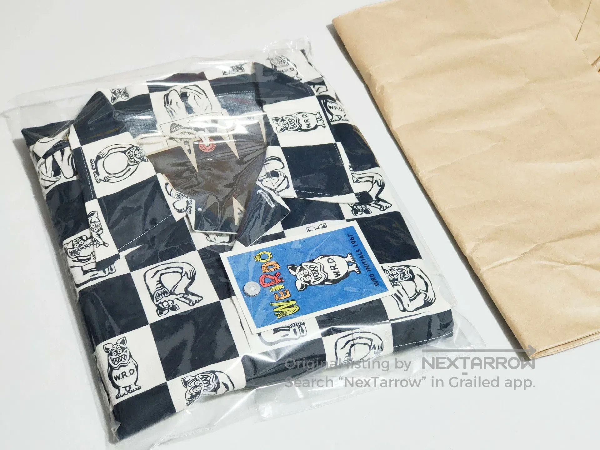 Standard & Strange Gladhand Weirdo Check Long Sleeve Shirt. Size US XL / EU 56 / 4 - 4 Thumbnail