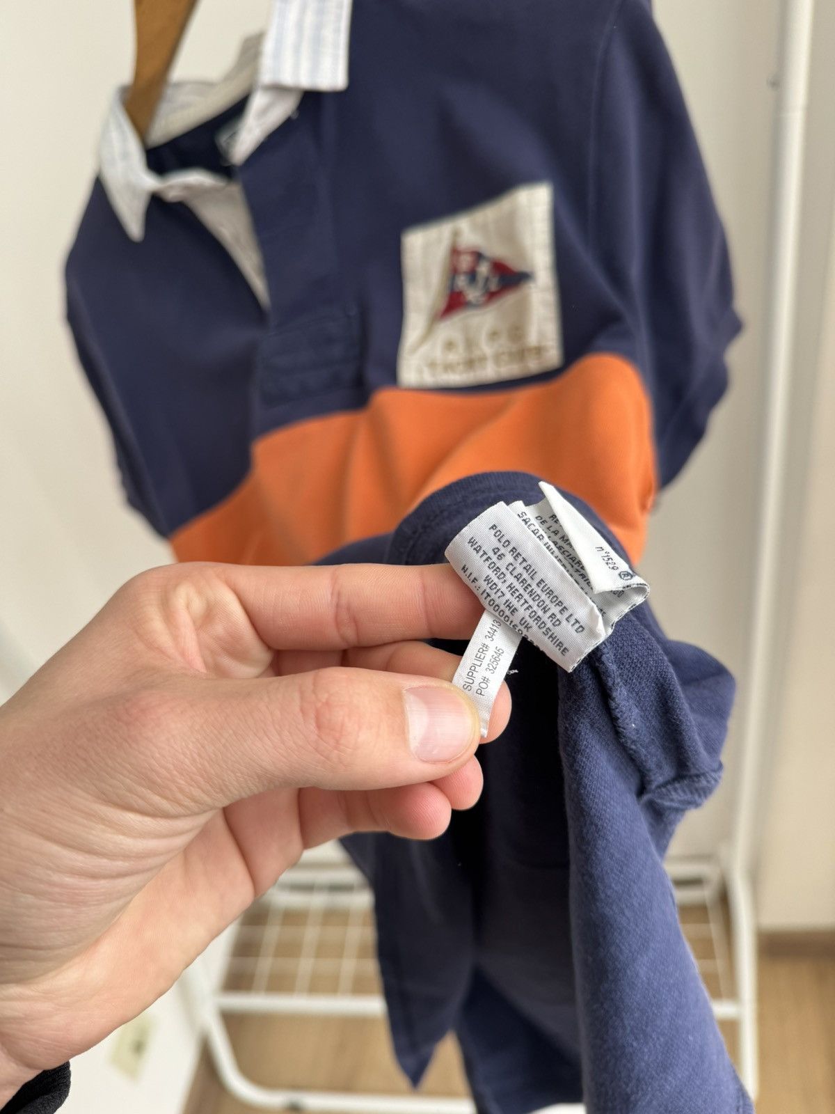 Polo Ralph Lauren × Vintage Vintage Polo Ralph Lauren Yacht Club polo tee Size US XL / EU 56 / 4 - 10 Thumbnail