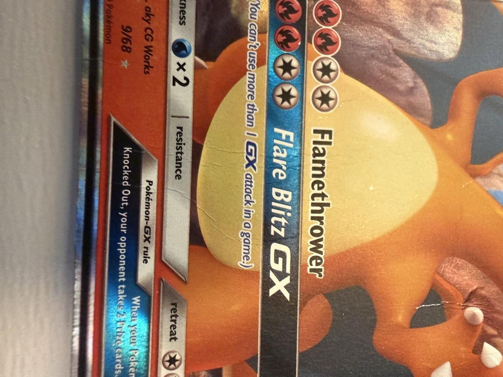 Other Charizard GX 9/68 Hidden Fates Ultra Rare Authentic Size ONE SIZE - 4 Thumbnail