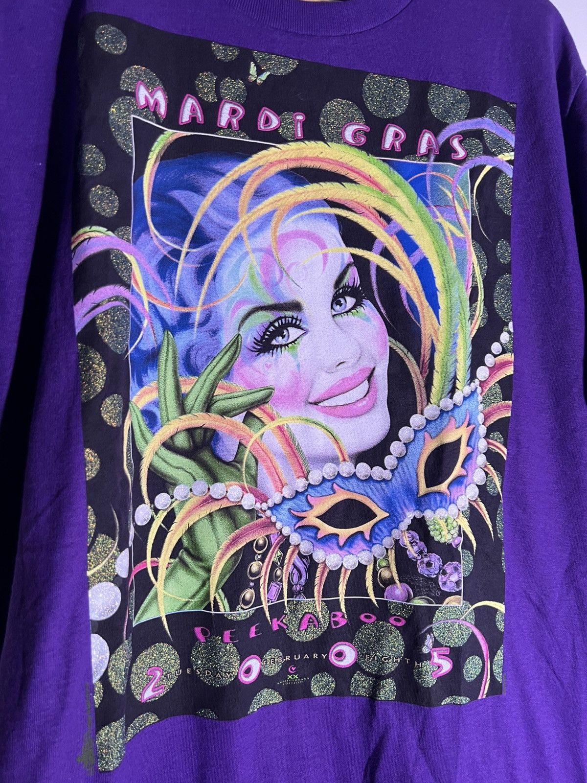 Vintage 90’s 2000’s Y2K VTG Vintage Mardi Gras New Orleans Retro Tee Size US M / EU 48-50 / 2 - 3 Thumbnail