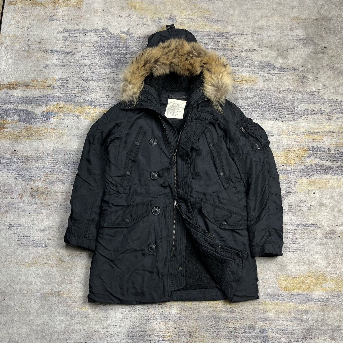 GOA military n3-b fur parka jacket vkei style