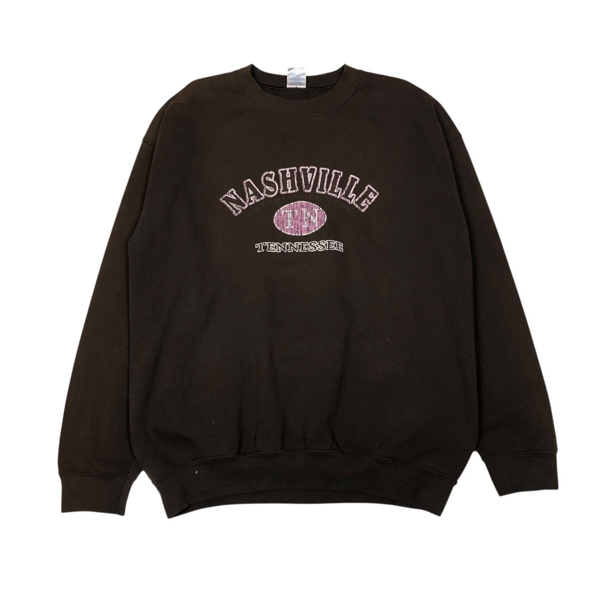 Vintage 🔥VINTAGE SWEATSHIRT CREWNECK NASHVILLE TENNESSEE BIG LOGO Size US L / EU 52-54 / 3 - 1 Thumbnail