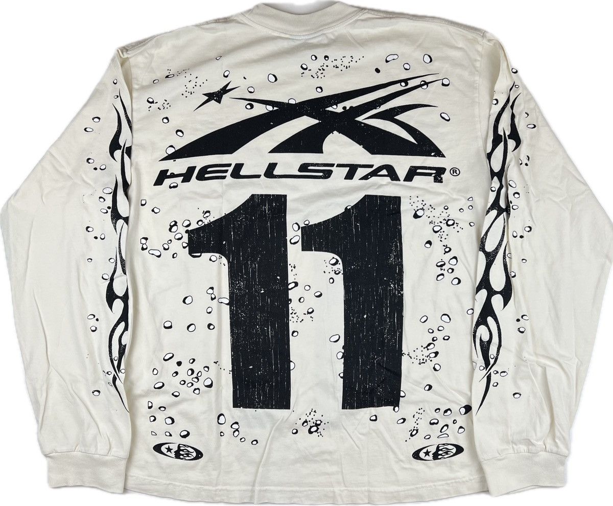 HELLSTAR Hellstar Moto Cross Long Sleeve T-shirt Size US XL / EU 56 / 4 - 3 Thumbnail