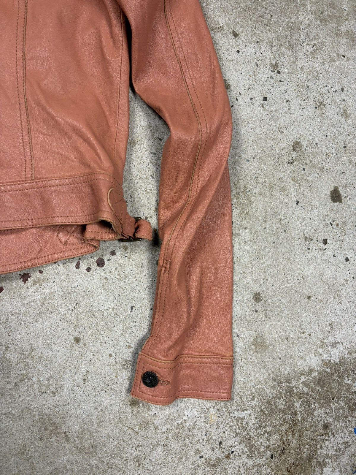 Dolce & Gabbana 2003 Dolce & Gabbana Leather Utility Army Military Jacket Size M / US 6-8 / IT 42-44 - 15 Thumbnail