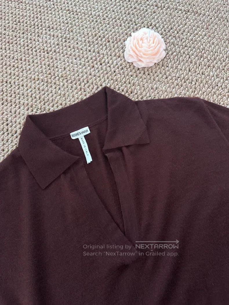 Hermes Hermes Margiela Era Cashmere and Silk Blend Casual Long Sl Size M / US 6-8 / IT 42-44 - 6 Thumbnail