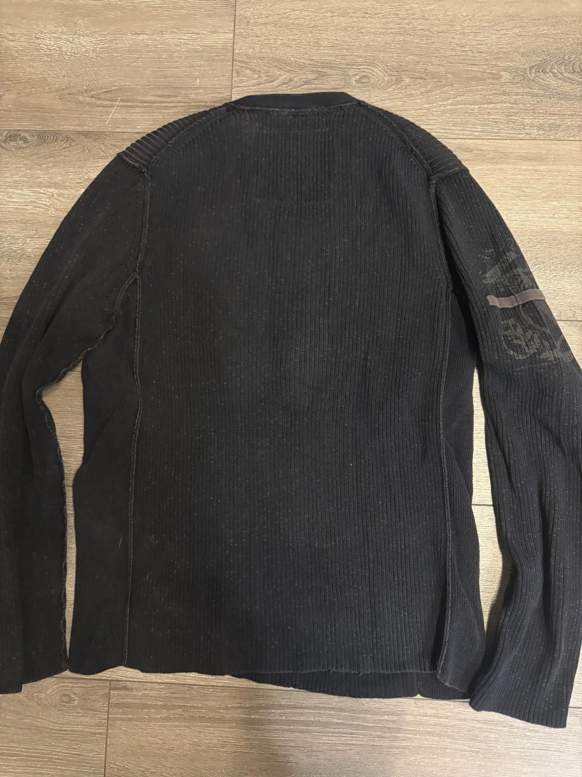 Guess Guess Men's Gray Ribbed Knit Sweater, Size XL Size US XL / EU 56 / 4 - 2 Thumbnail