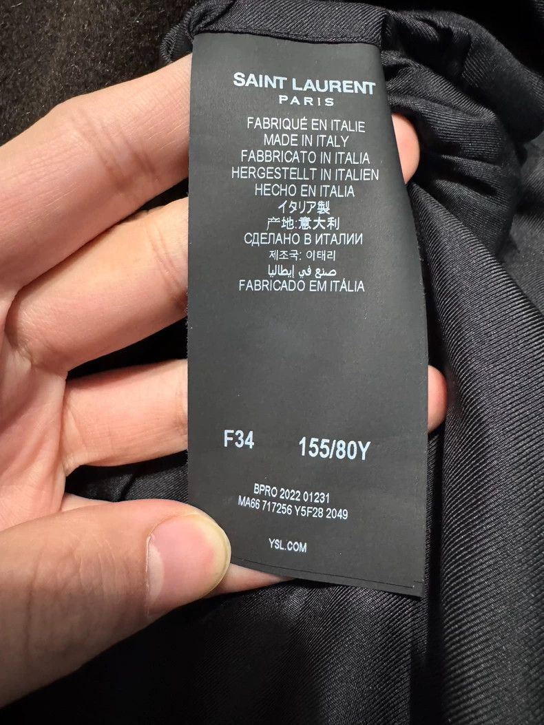 Yves Saint Laurent Saint Laurent Lady's cashmere coat 2502-Nextarrow Size XXS / US 00 / IT 34 - 7 Thumbnail