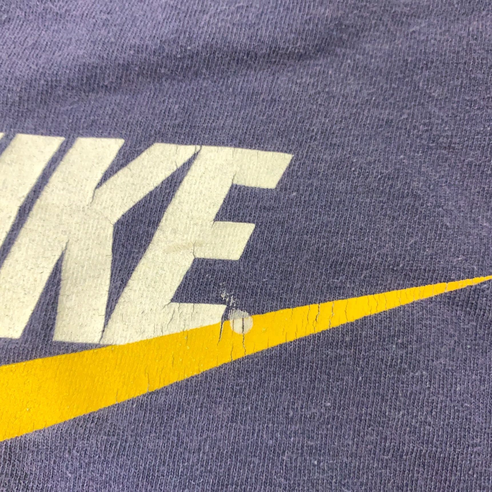 Nike VINTAGE Nike Center Swoosh Shirt Mens XL Blue Short Sleeve Tee Silver Tag 90s Size US XL / EU 56 / 4 - 3 Thumbnail