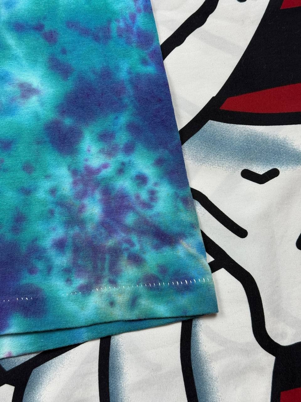 Band Tees NFA Vintage 1994 Woodstock Ventures Concert Tie Dye T-Shirt Size US XL / EU 56 / 4 - 14 Thumbnail