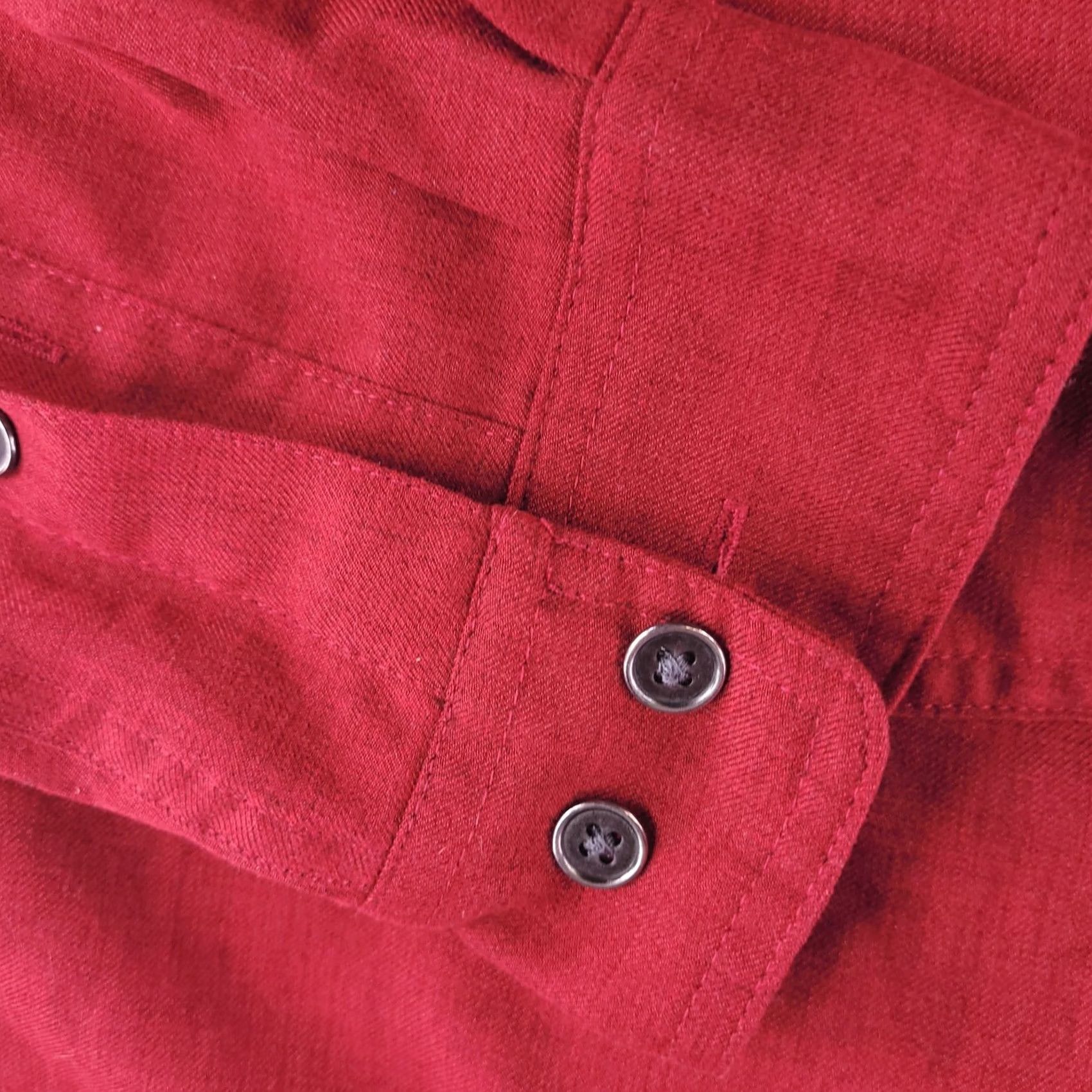 Vintage Columbia Shirt Mens 2XL Red Fishing Vented Long Sleeve Button Polyester Size US XXL / EU 58 / 5 - 4 Thumbnail