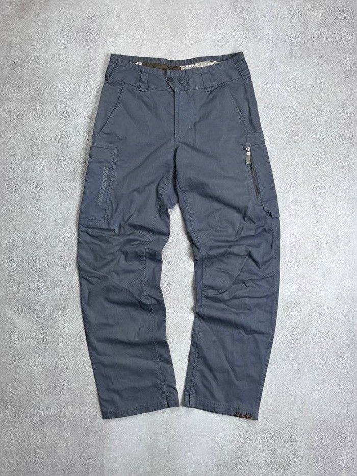 Vintage Salomon Baggy Flared Multipocket Japanese Pants Y2K