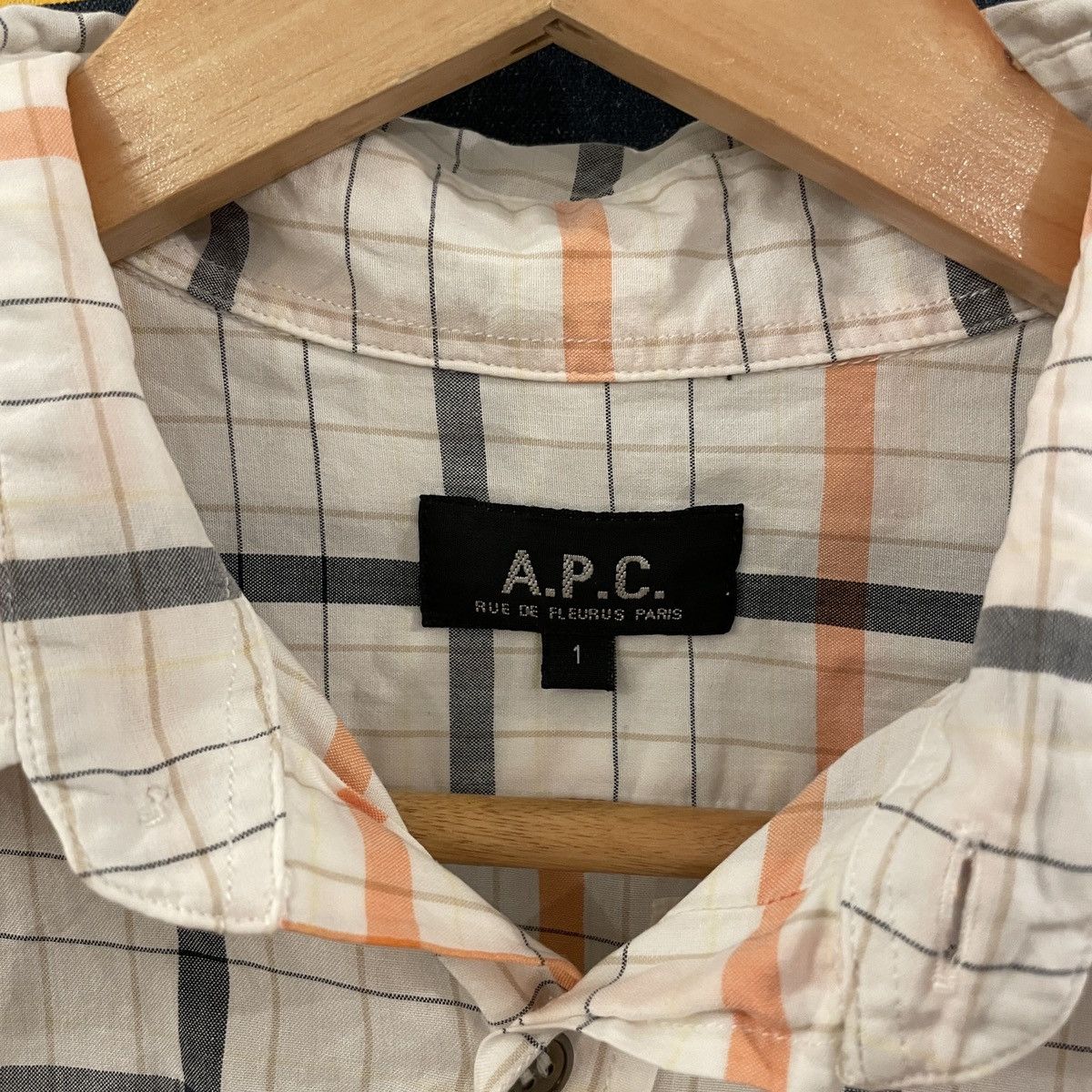 A.P.C. Vintage A.P.C Buttondown Shirt Size US S / EU 44-46 / 1 - 4 Thumbnail