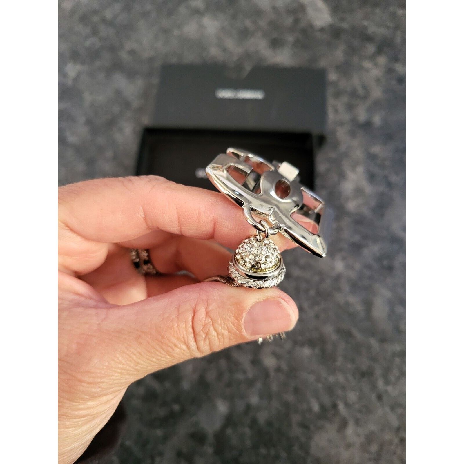 Dolce & Gabbana Dolce Gabbana Silver Keychain New With Flaws See Pictures Size ONE SIZE - 3 Thumbnail