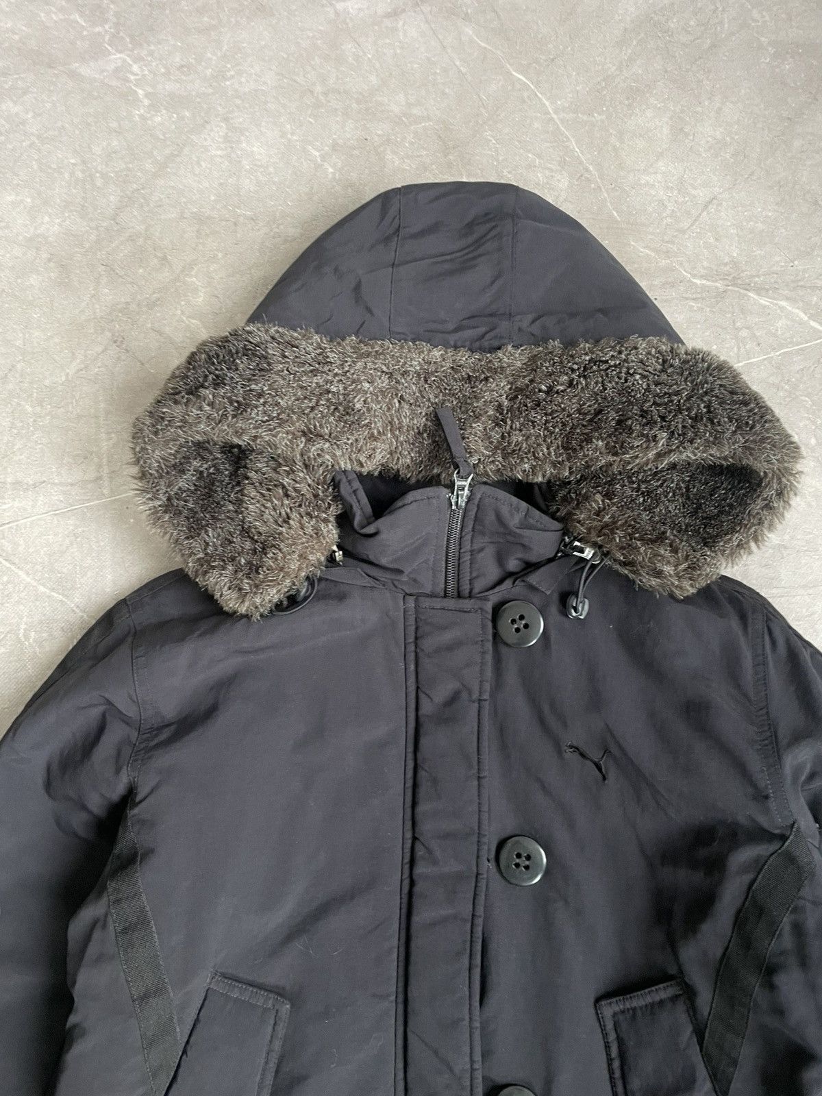 Puma Puma vintage cropped bomber y2k Fur hood if six was nine Size US M / EU 48-50 / 2 - 4 Thumbnail