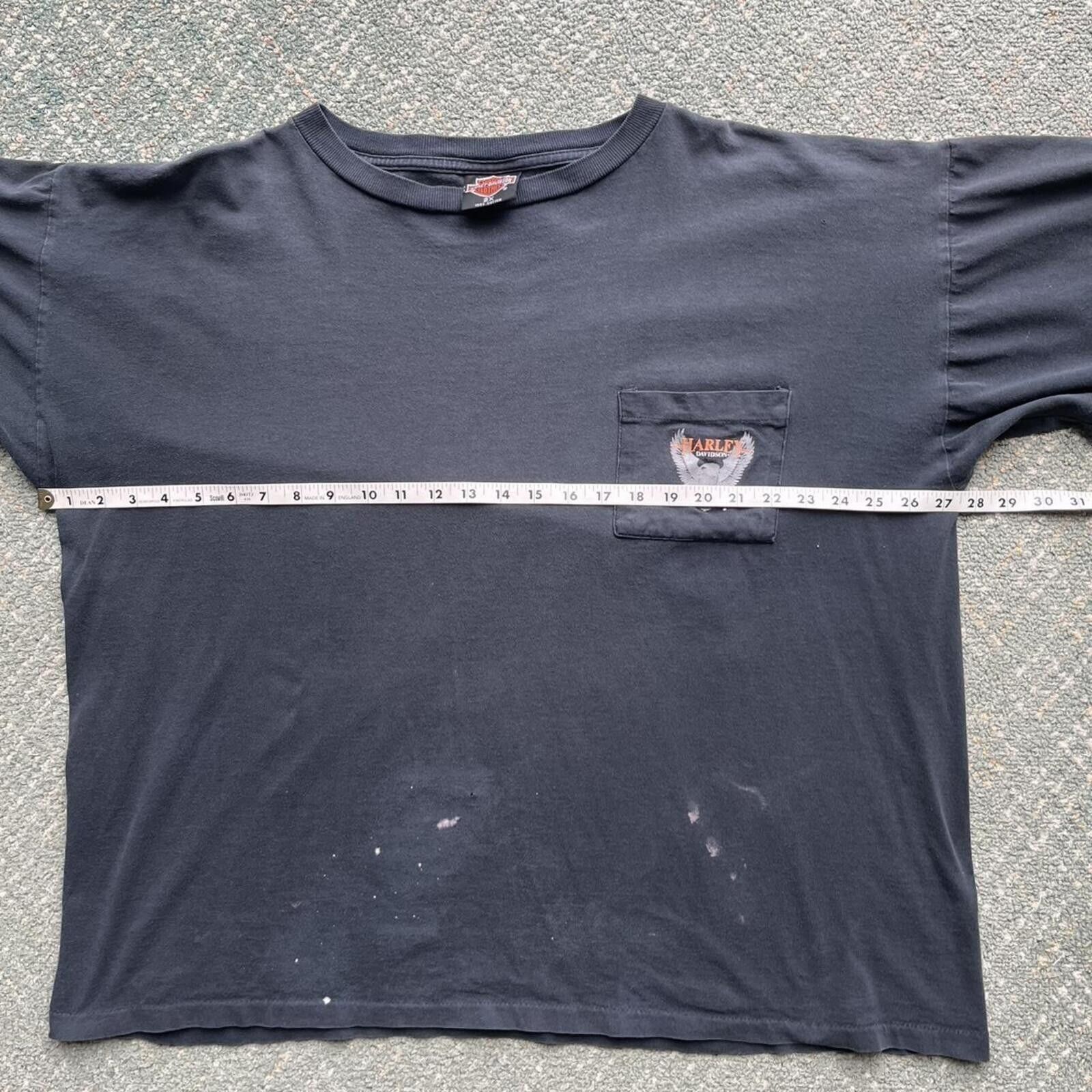 Harley Davidson Vintage 1990s Harley Davidson Graphic T-Shirt Size 2XL Size US XXL / EU 58 / 5 - 7 Thumbnail