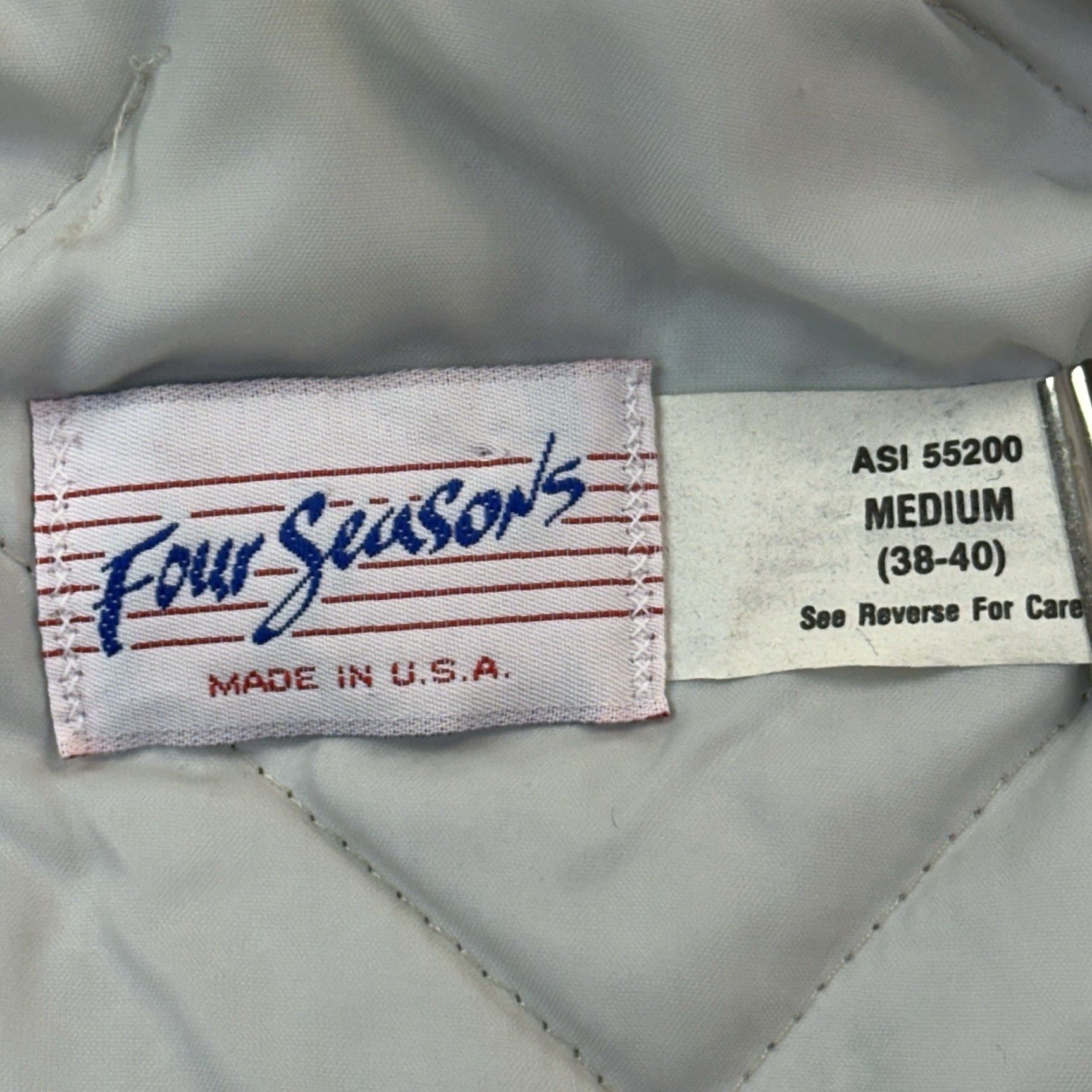 Logo 7 VINTAGE Four Seasons Jacket Mens M Bomber Jacket USA Made Size US M / EU 48-50 / 2 - 7 Thumbnail
