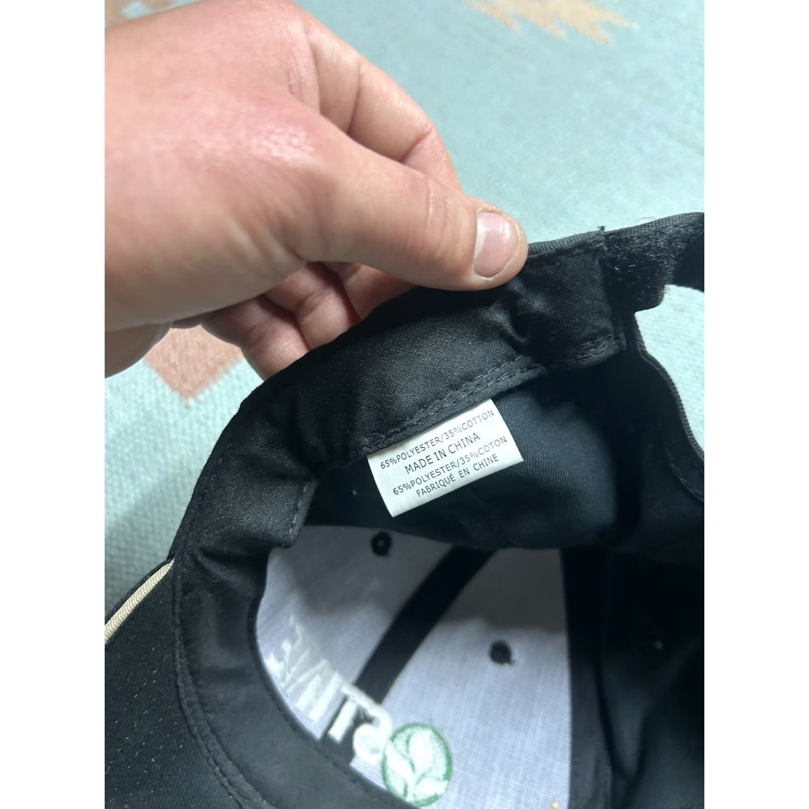 Vintage Stine Hat Cap Embroidered Logo Black Adjustable Straps Baseball Cap Men Size ONE SIZE - 7 Thumbnail