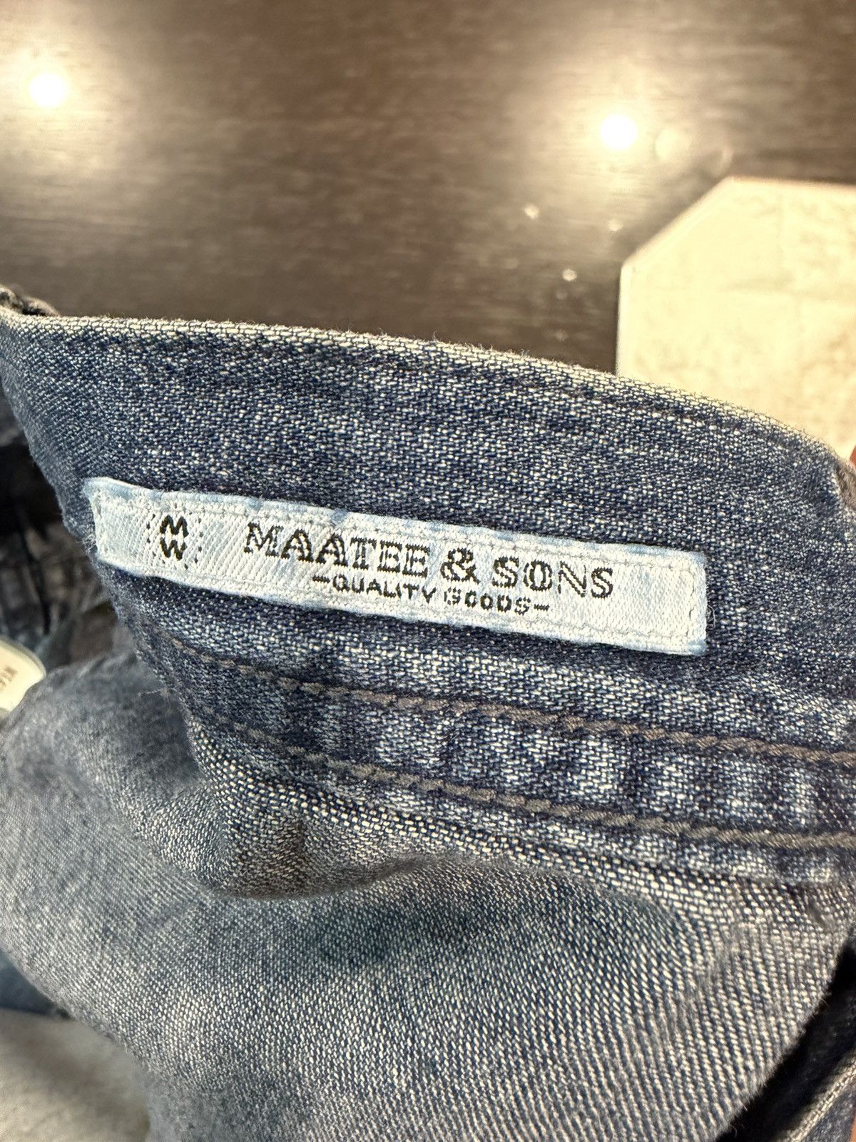 MAATEE & SONS MAATEE&SONS US NAVY DENIM PANTS MT4303-0217A） Size US 32 / EU 48 - 9 Thumbnail