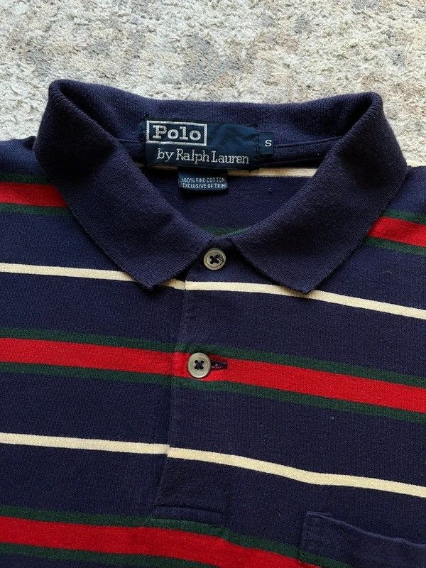 Polo Ralph Lauren Polo Ralph Lauren Polo Shirt Stripped Fine Cotton Size US S / EU 44-46 / 1 - 2 Thumbnail