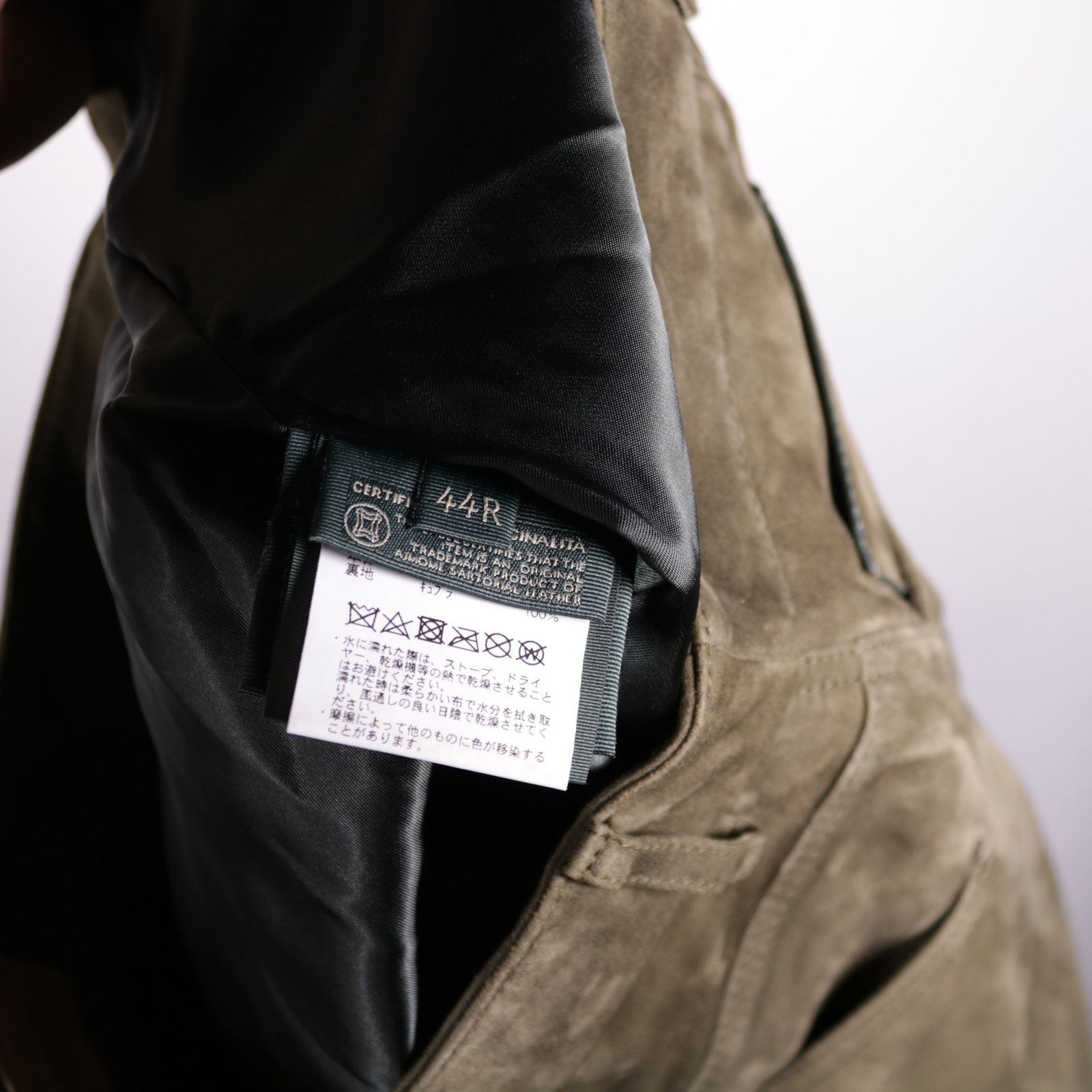 Brunello Cucinelli AJMONE Suede Nubuck Leather Pants Size 44 Brand New Size US 28 / EU 44 - 7 Thumbnail