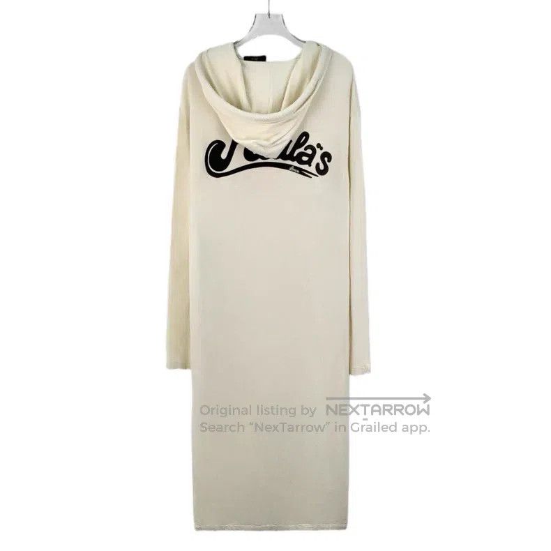 Loewe Loewe Off-white letter printed cotton hooded drawstring lo Size S / US 4 / IT 40 - 2 Thumbnail