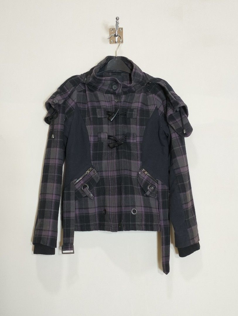 If Six Was Nine × Japanese Brand × Le Grande Bleu (L.G.B.) Japanese plaid hoodie bondage Size US M / EU 48-50 / 2 - 1 Thumbnail