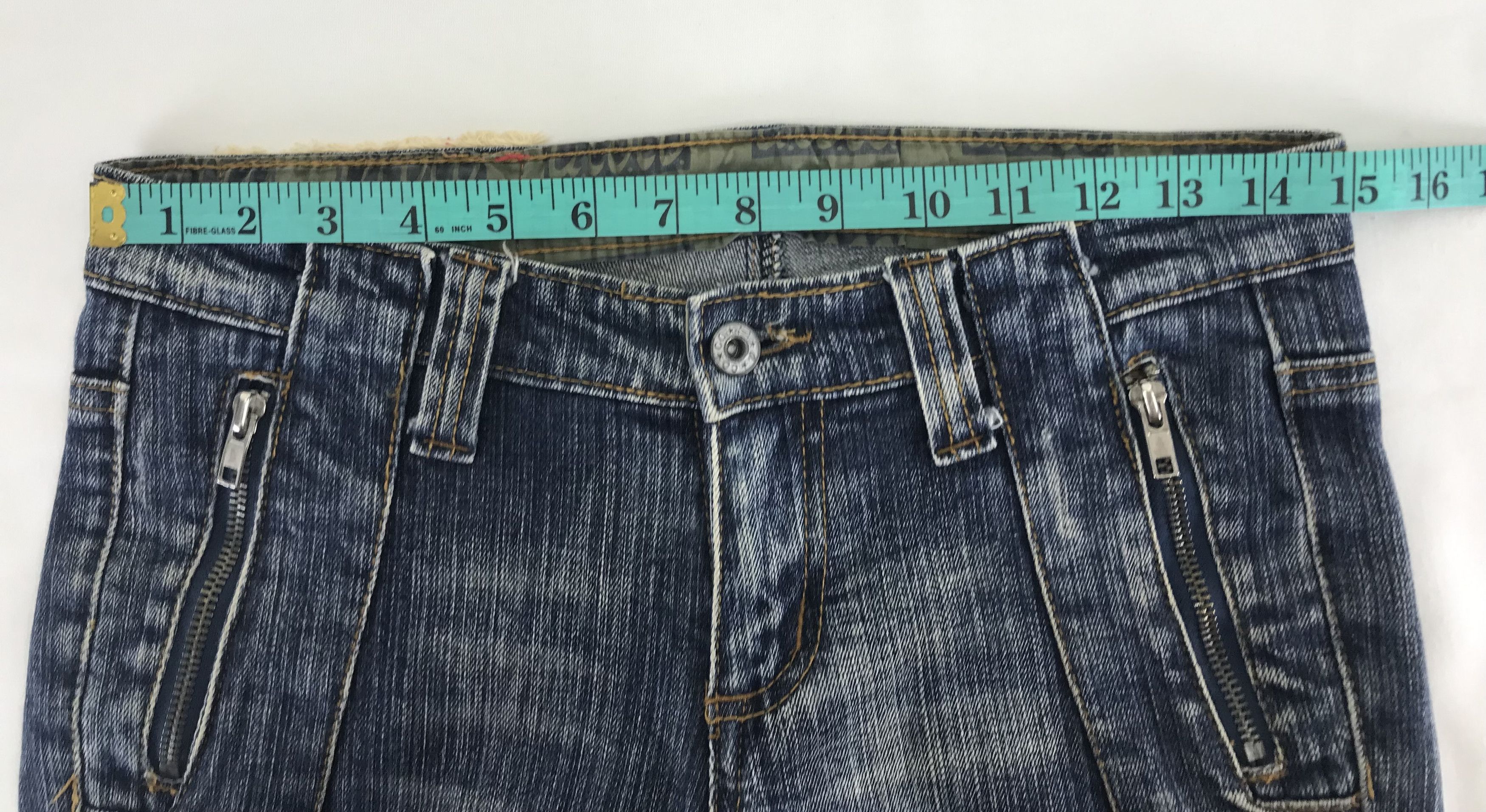 Japanese Brand Vintage Japanese Flare Jeans Bush Bell Bottom Denim Size 29" - 13 Thumbnail