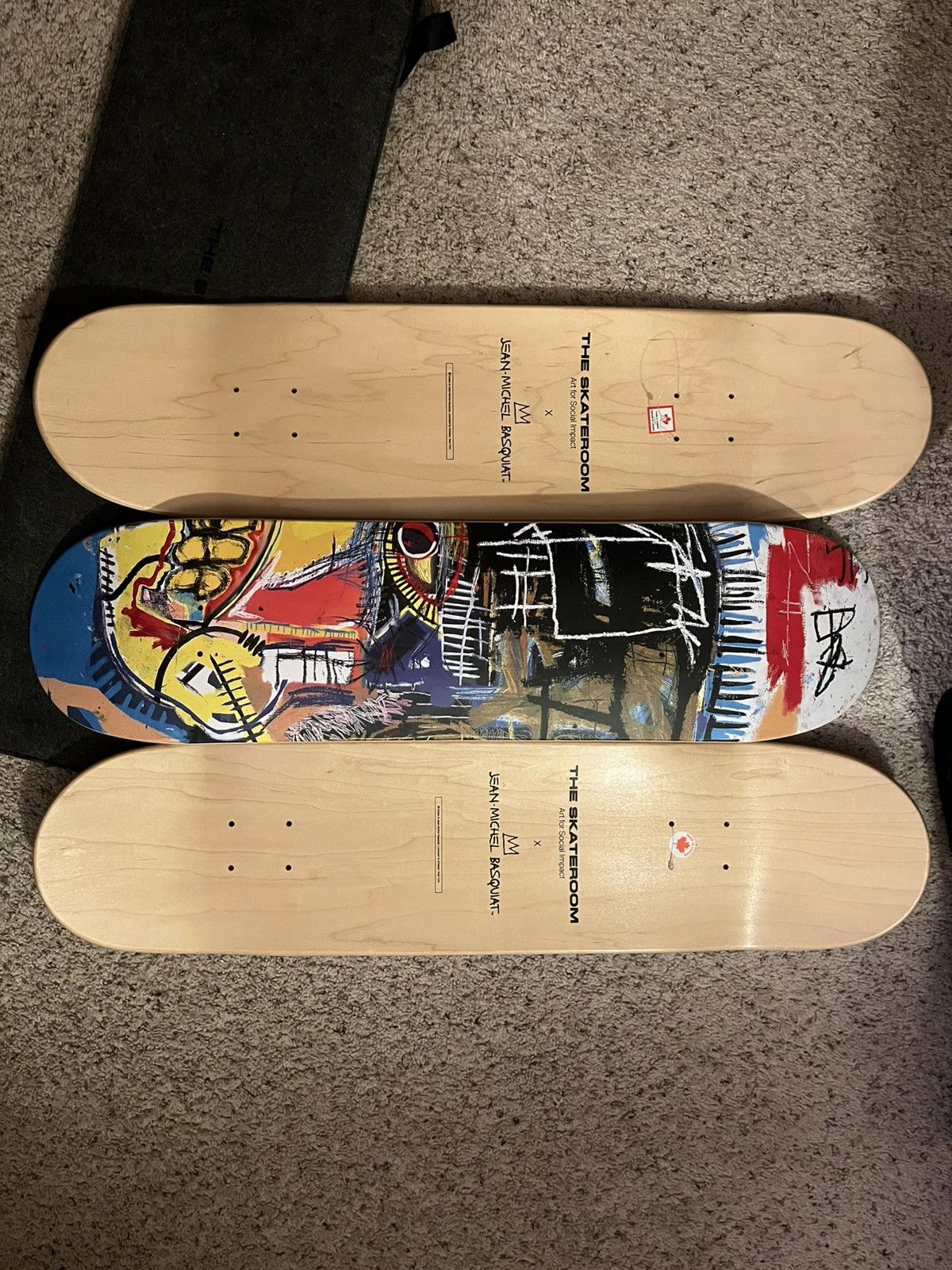 Jean-Michel Basquiat Jean-Michel Basquiat “Skull” × The Skate Room Skateboard Set Size ONE SIZE - 5 Thumbnail