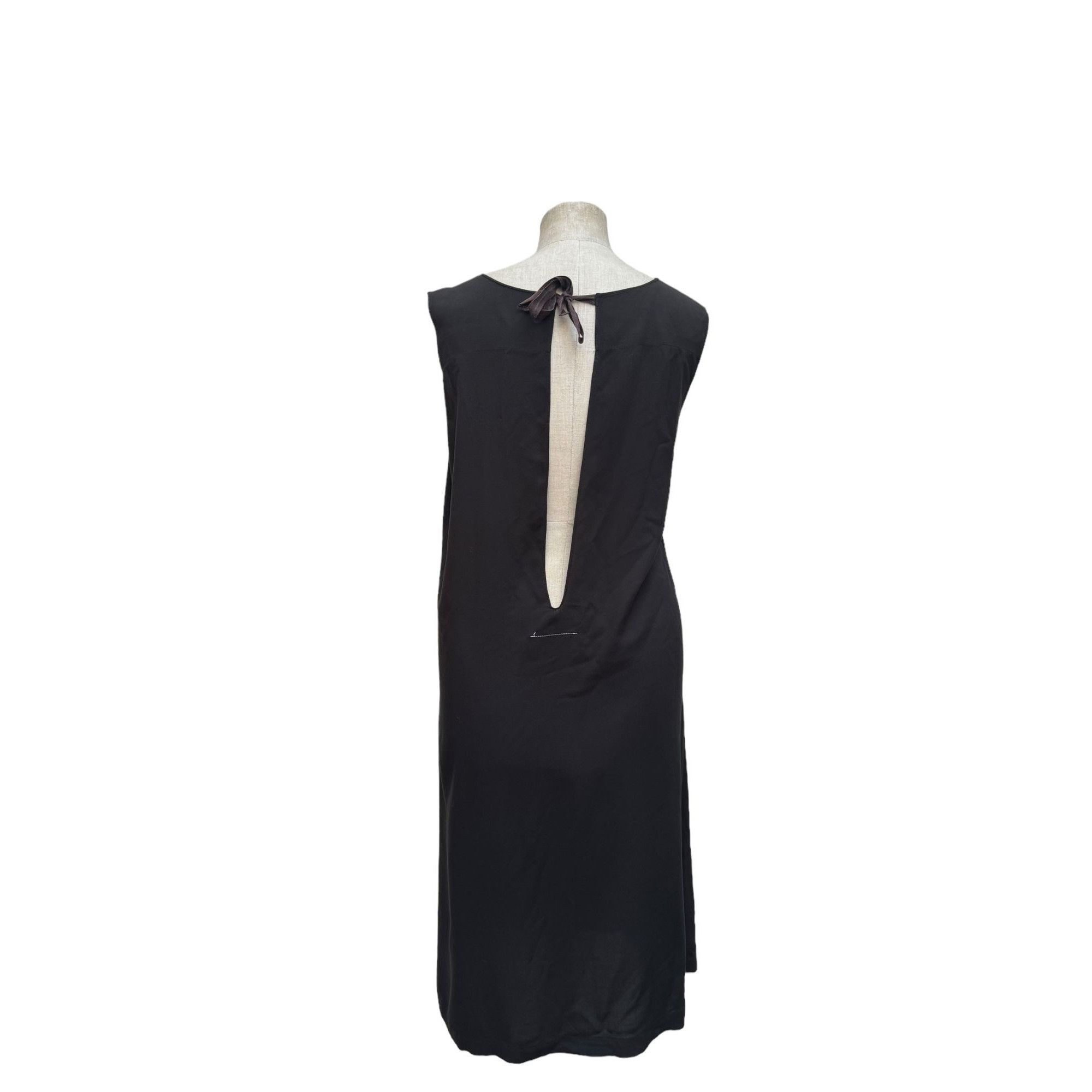 Maison Margiela SS 2000 Brown Viscose Dress Size M / US 6-8 / IT 42-44 - 3 Thumbnail