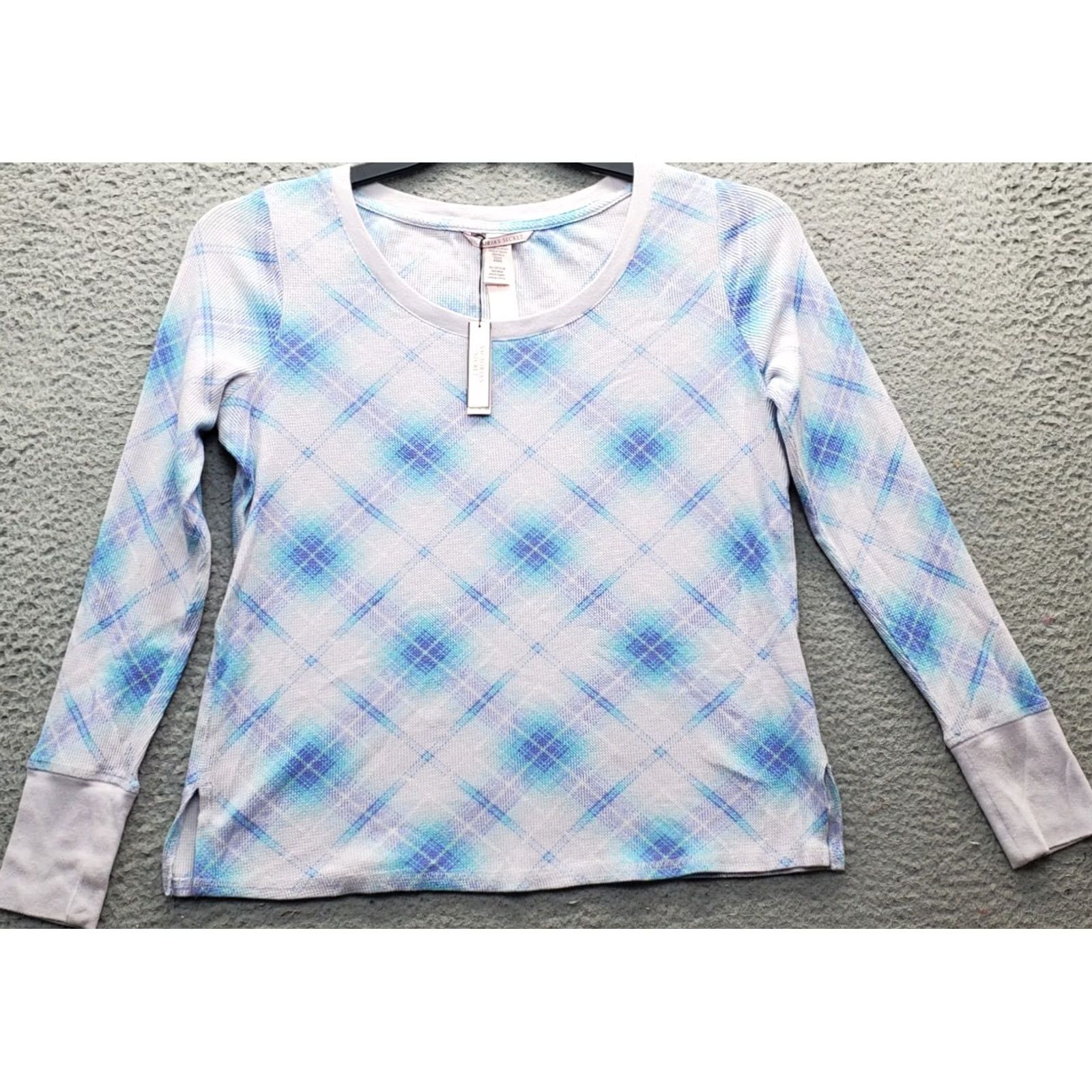 Victoria's Secret Victoria's Secret Sleepwear Top Womens XS Multicolor Plaid Round Neck Pullover Size XS / US 0-2 / IT 36-38 - 2 Thumbnail