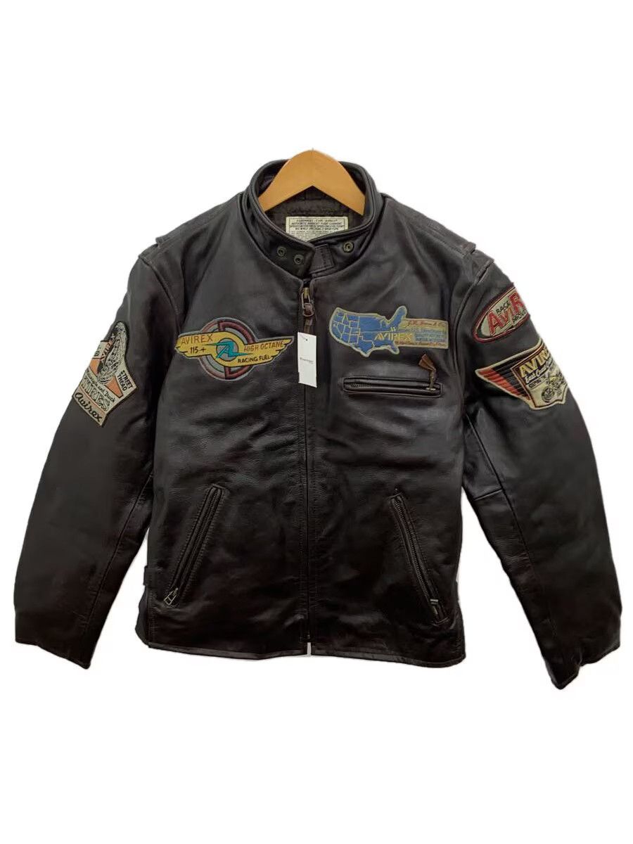 Avirex Cowhide Single Rider Jkt Black