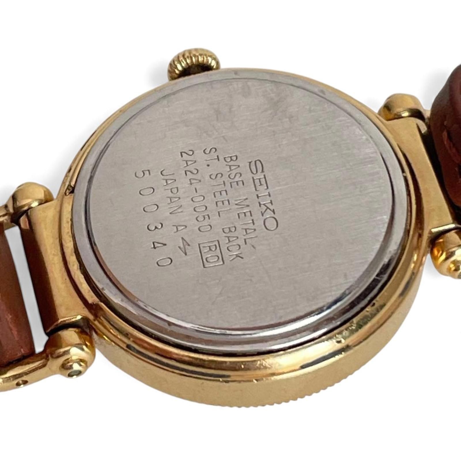 Seiko Seiko - Rare Vintage Gold Moon Phase Watch Size ONE SIZE - 3 Thumbnail