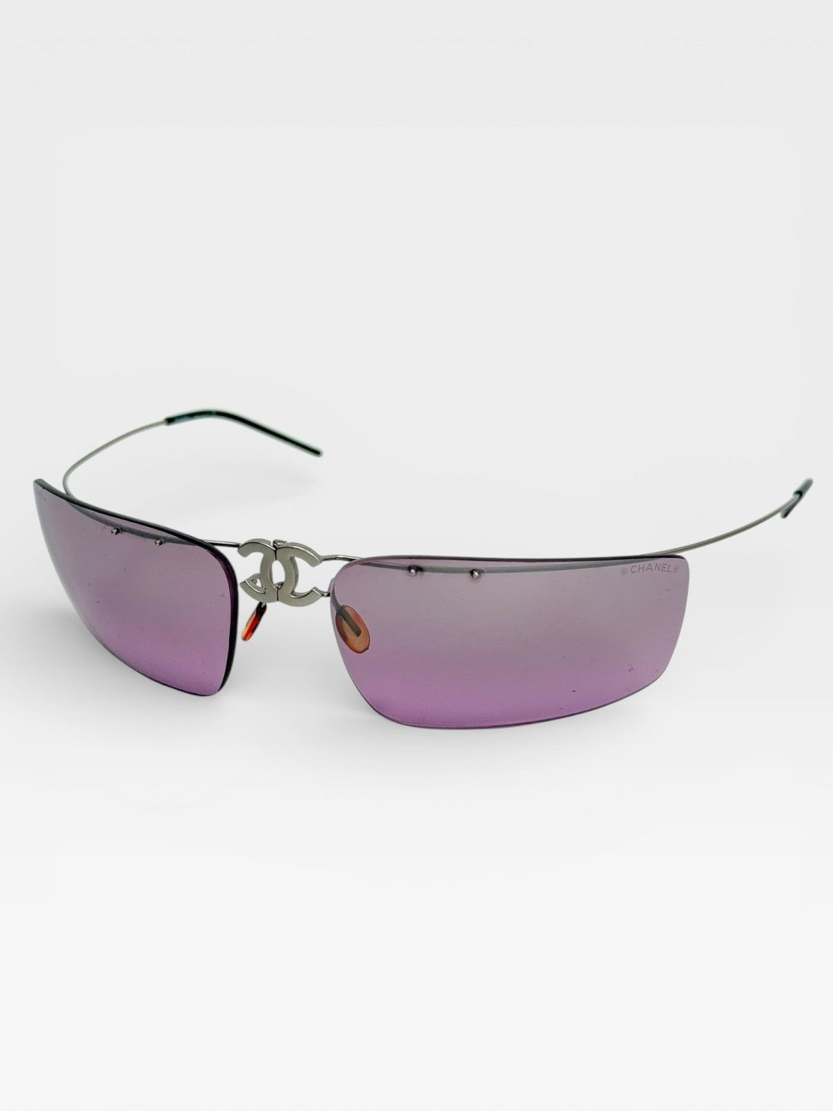 Chanel FOLDABLE CHANEL LOGO PINK SUNGLASSES Size ONE SIZE - 1 Thumbnail
